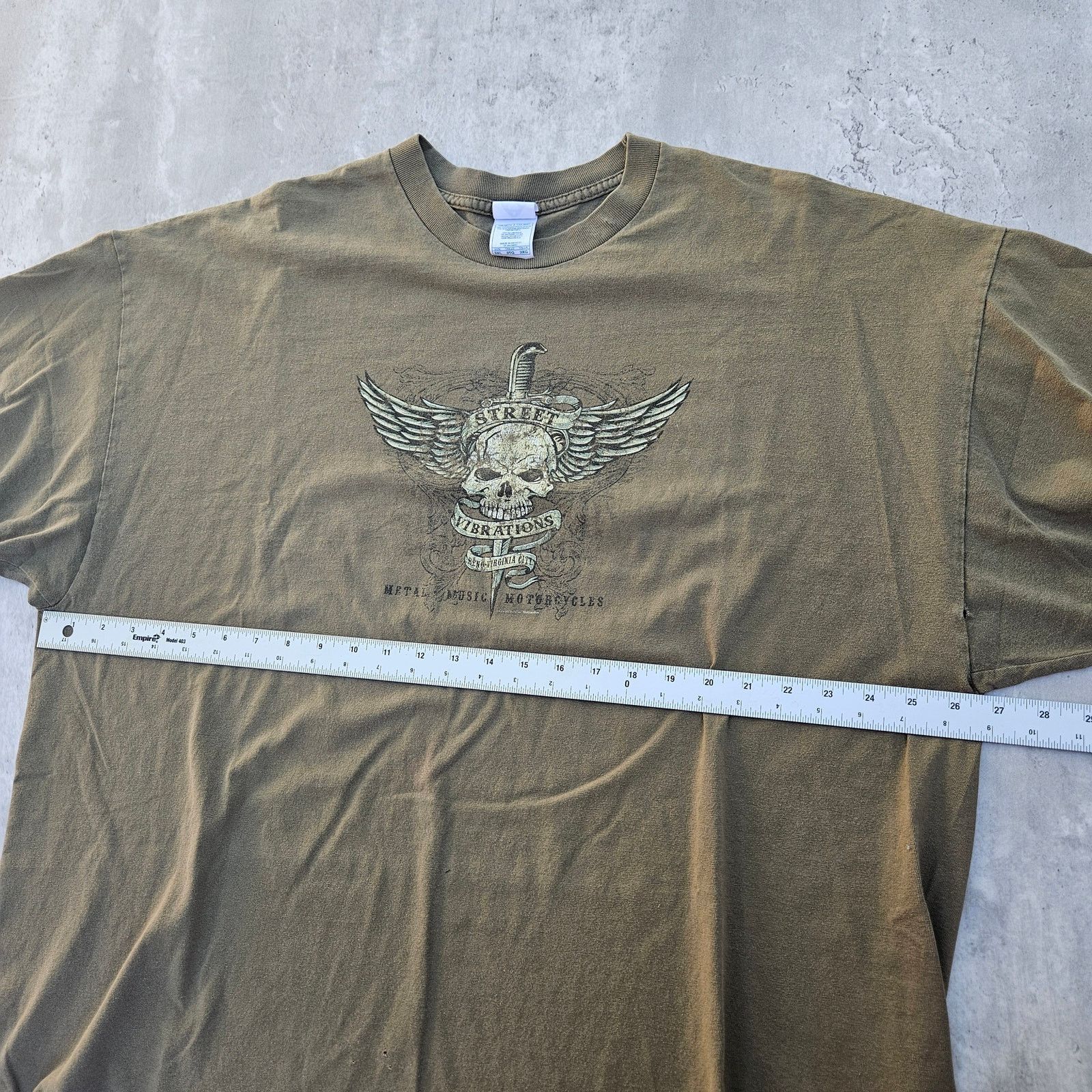 Owner Operator Vintage Y2K Metal Motorcycles Street Vibrations T-Shirt 3XL Size US XXL / EU 58 / 5 - 5 Thumbnail