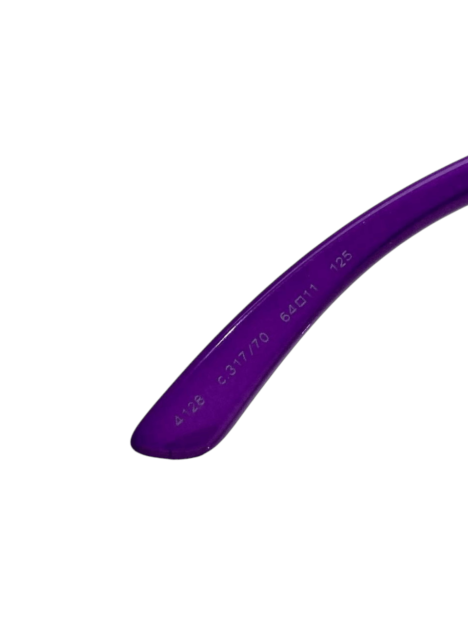 Chanel Chanel CC Logo Oversized Wrap Aviator Purple Sunglasses Y2K Size ONE SIZE - 8 Thumbnail