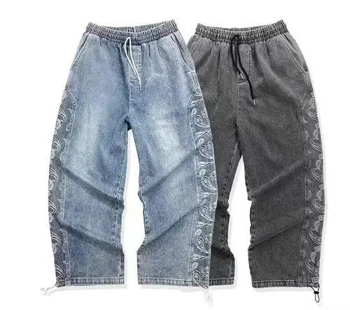 Other Indigo Union Japan Blue Denim Side Bandana Patchwork Pants Size US 32 / EU 48 - 3 Thumbnail