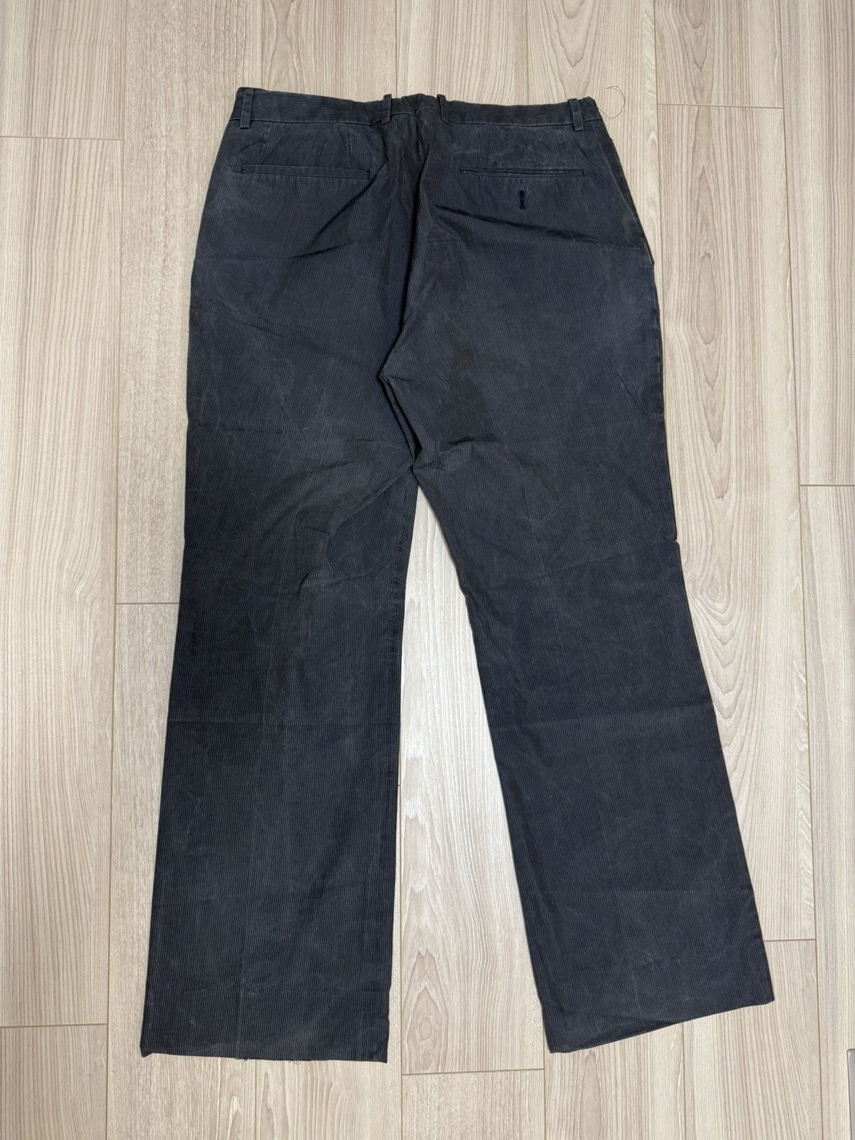 Jil Sander Jil Sander Raf Simons Era Pinstripe Straight-Flare Trousers Size US 31 - 9 Thumbnail