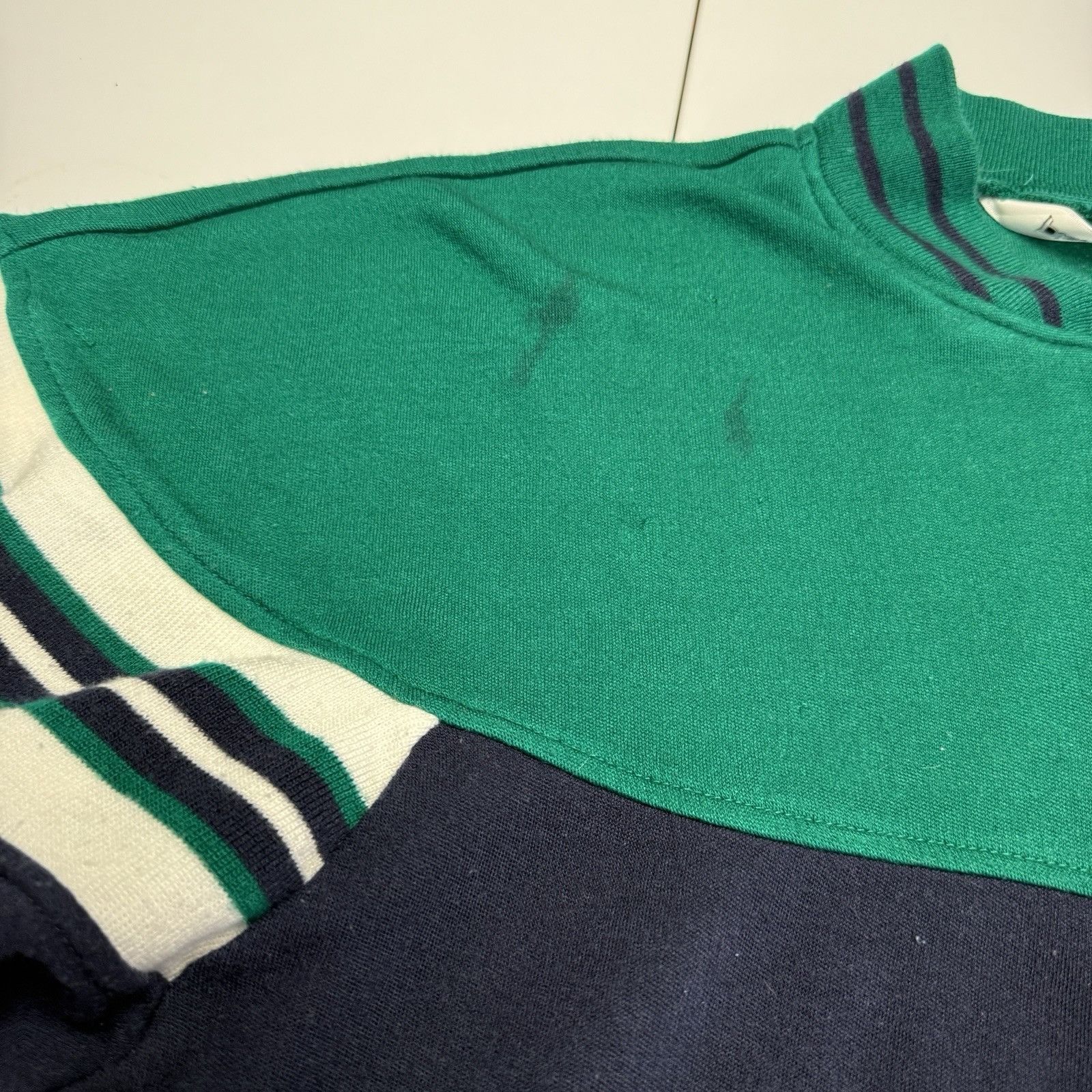 Pierre Cardin × Vintage Vintage Pierre Cardin Jacket Full Zip Mens Large Green/Blue Size US L / EU 52-54 / 3 - 5 Thumbnail