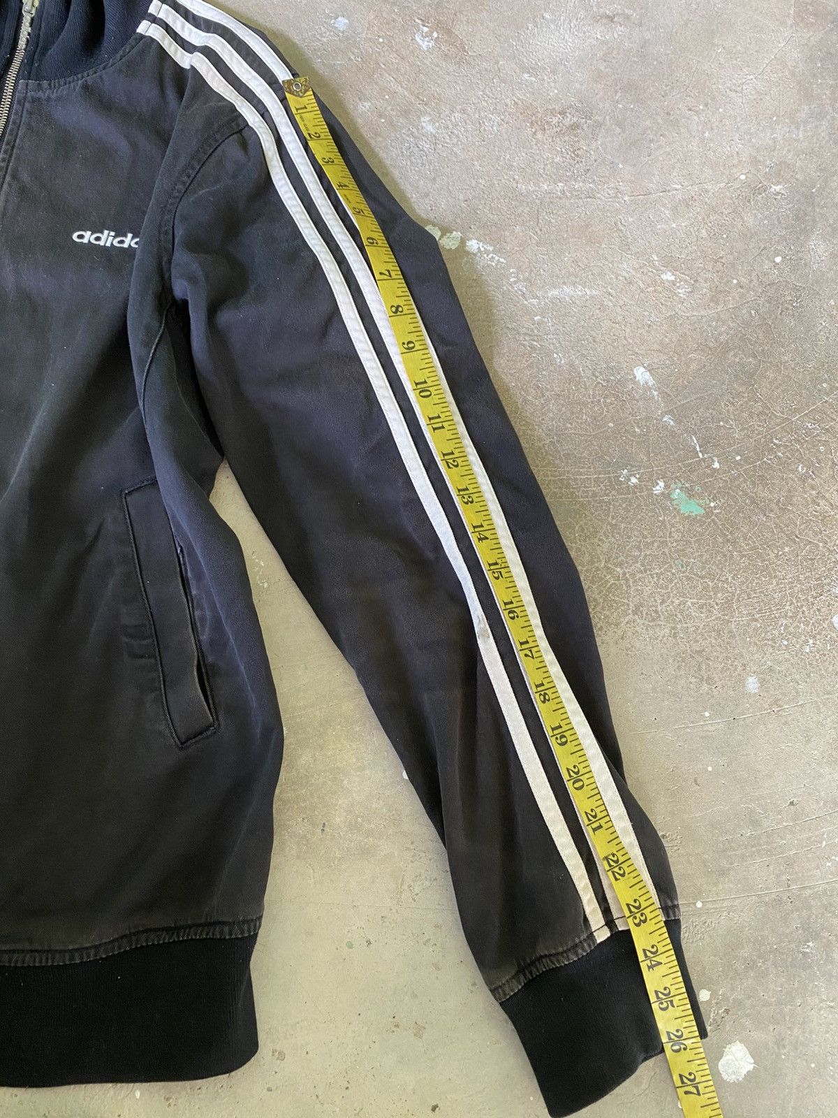 Adidas Vintage Adidas 3 Stripe Track Jacket Black Size US M / EU 48-50 / 2 - 17 Thumbnail