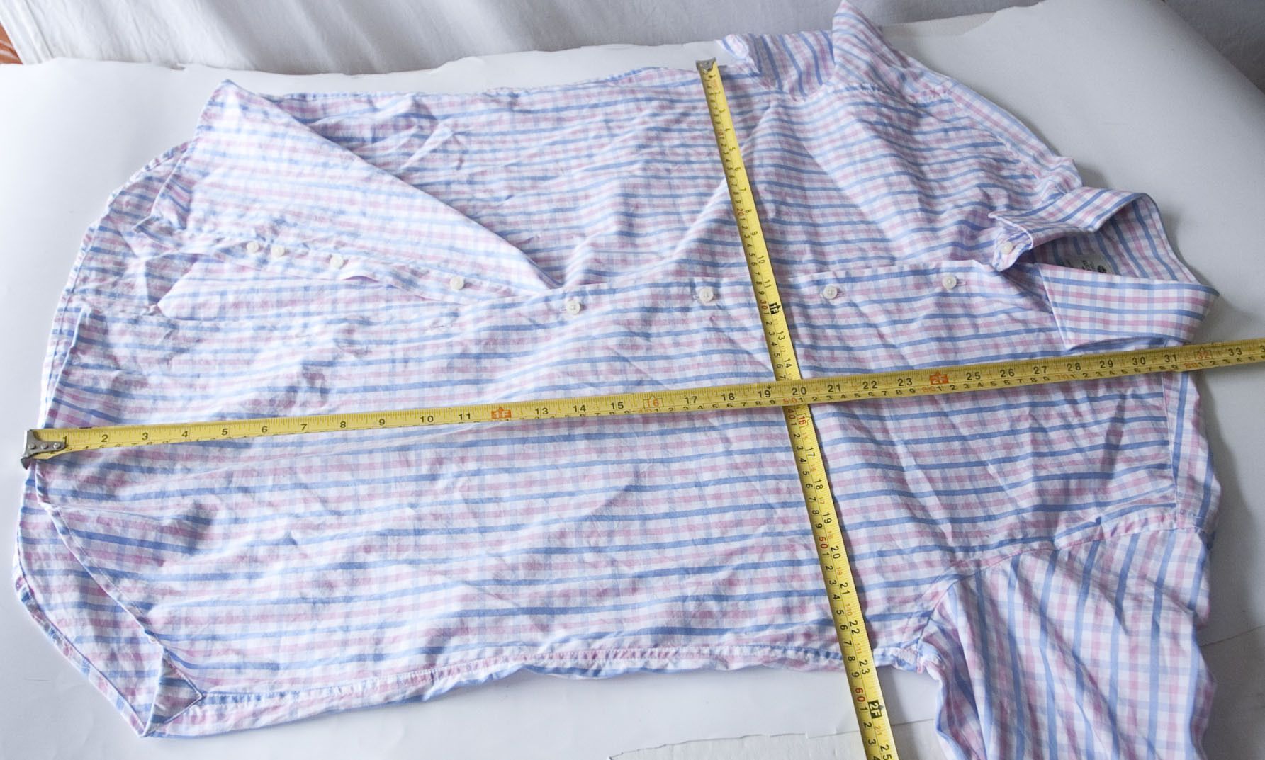 Vincenzo Di Ruggiero Vincenzo Ruggiero Napoli Shirt Size 43 Plaid Size US XL / EU 56 / 4 - 5 Thumbnail