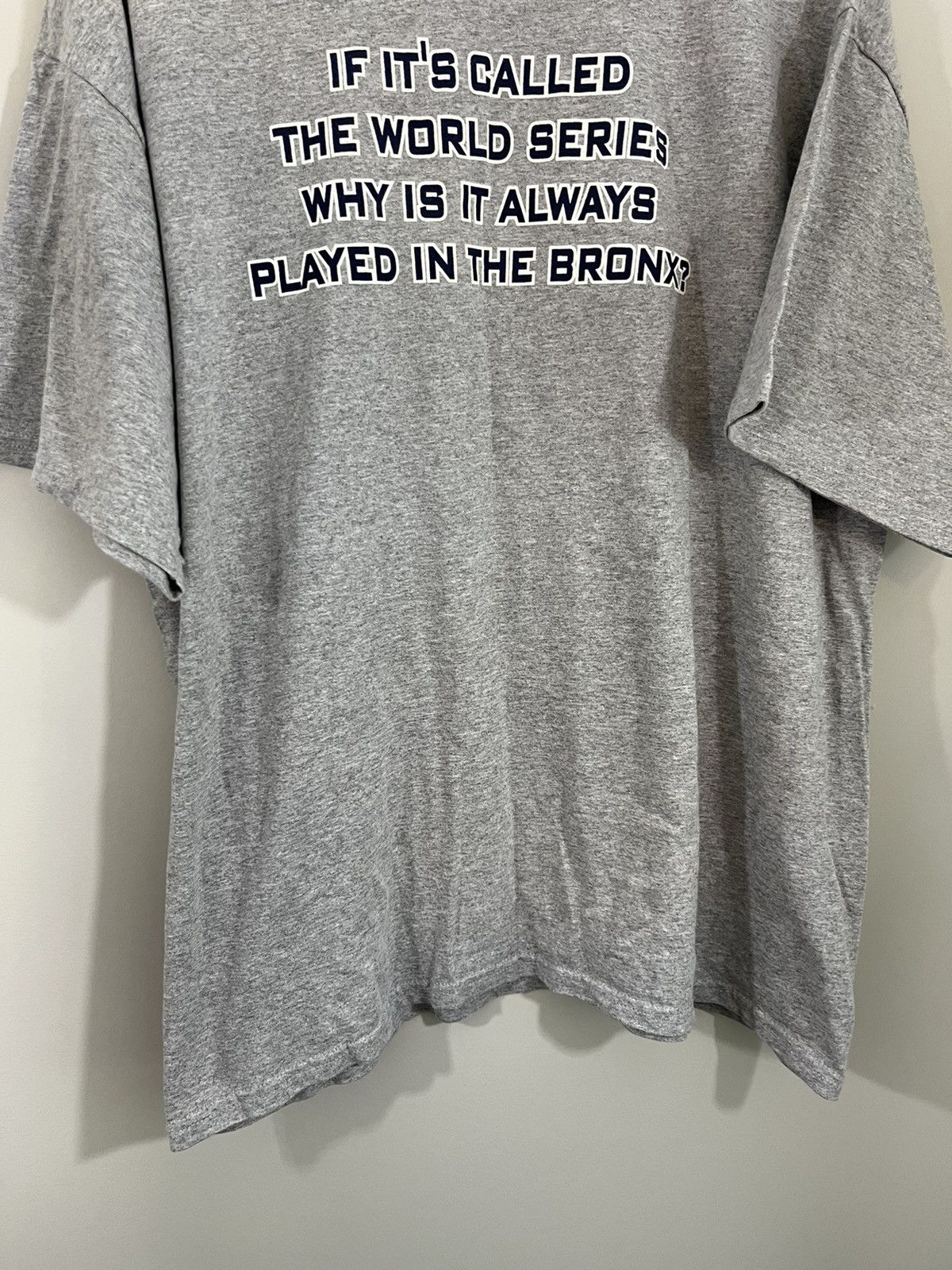 MLB BRONX NYC Yankees Boxy Y2K Baseball Tee Size US XXL / EU 58 / 5 - 6 Thumbnail