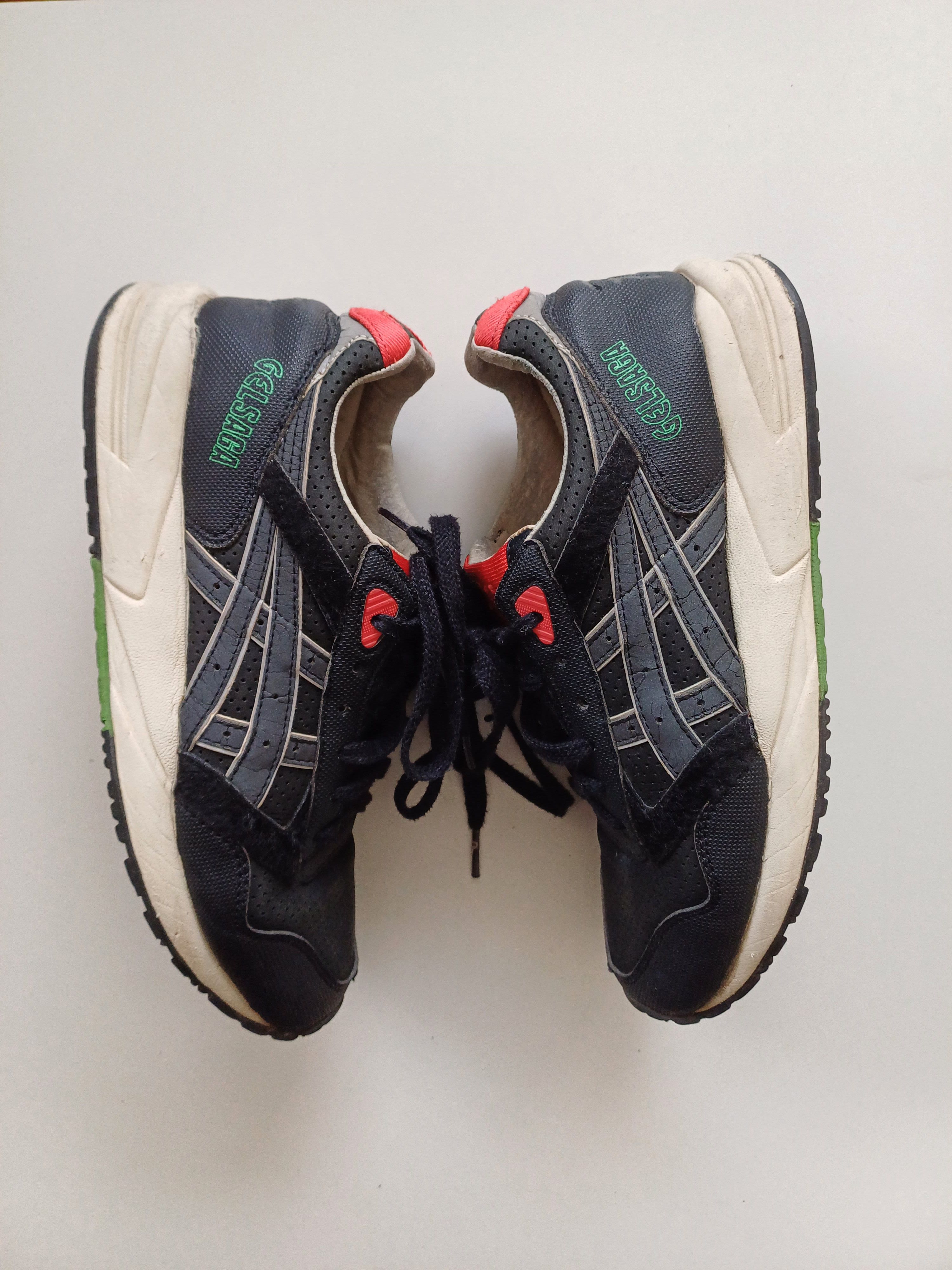image of Asics Gel-Saga X Patta Amstredam Vintage Shoes in Black/Red, Men's (Size 6)
