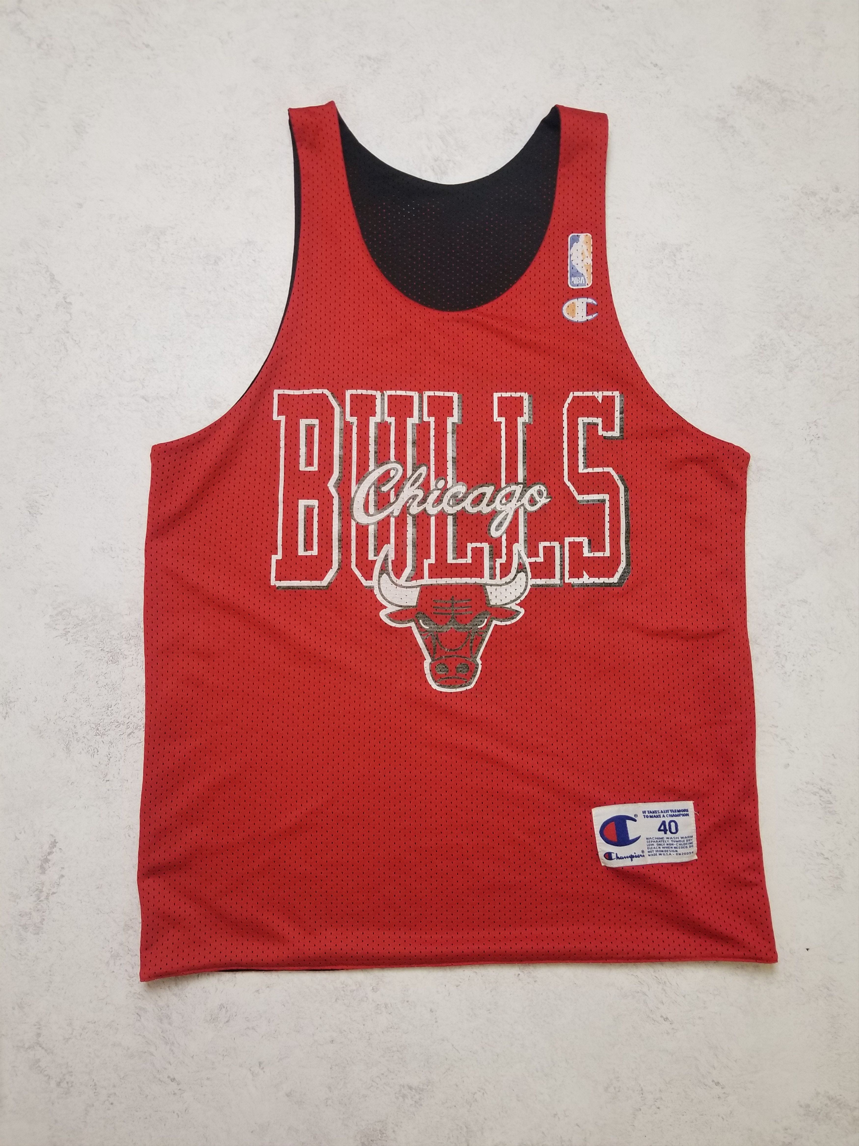 Champion VTG Reversible Chicago Bulls NBA Basketball Jersey Size US XXS / EU 40 - 3 Thumbnail