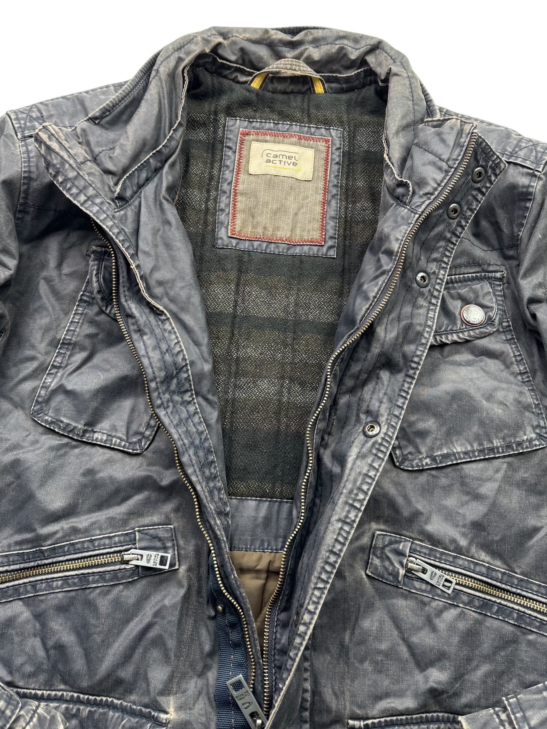 Japanese Brand Y2K Washed and Distressed Jacket W36(V9) Size US L / EU 52-54 / 3 - 6 Thumbnail