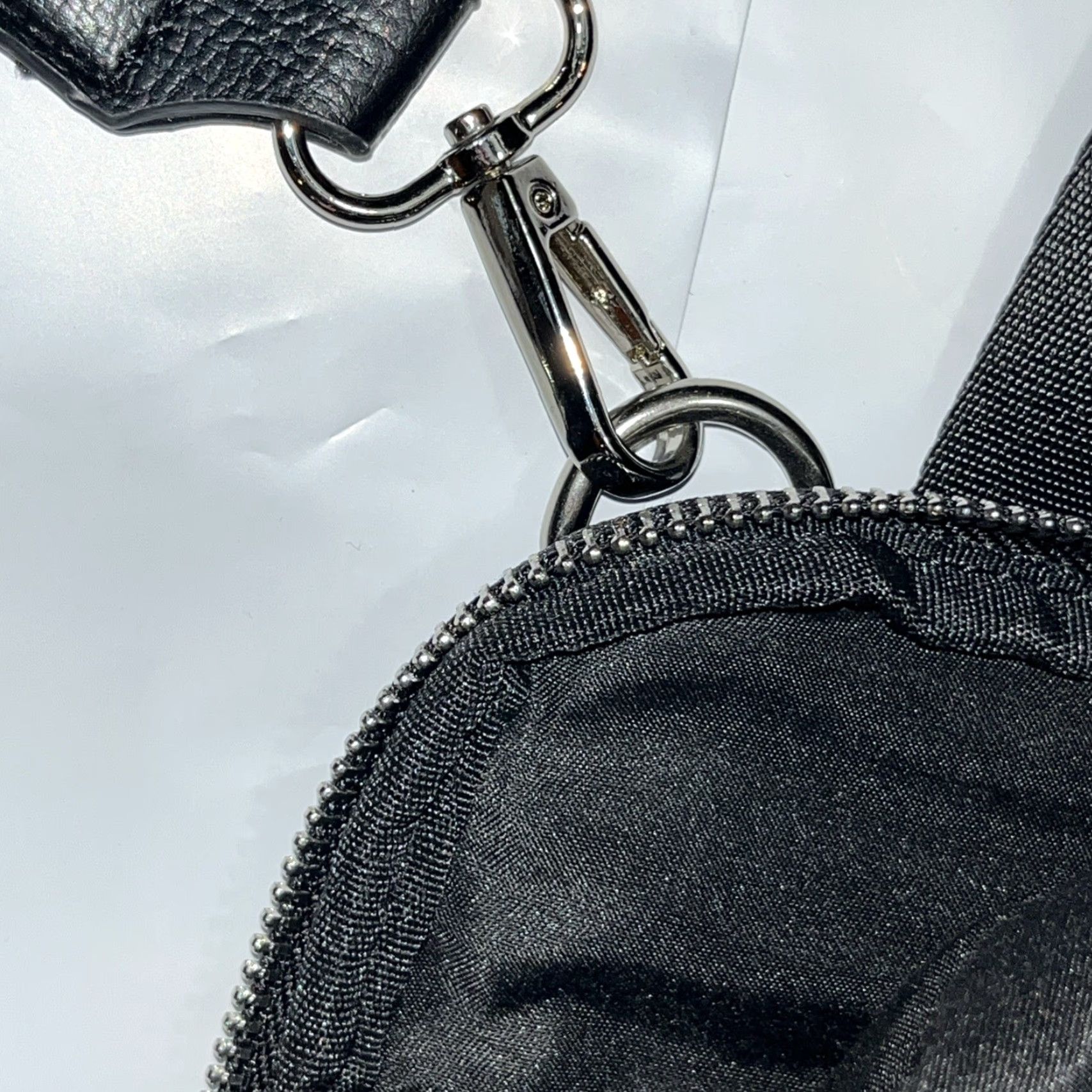 Steve Madden Steve Madden Black Gray DENIM MINI BACKPACK Zip Purse Shoulder Bag Emo Punk Y2K Size ONE SIZE - 6 Thumbnail