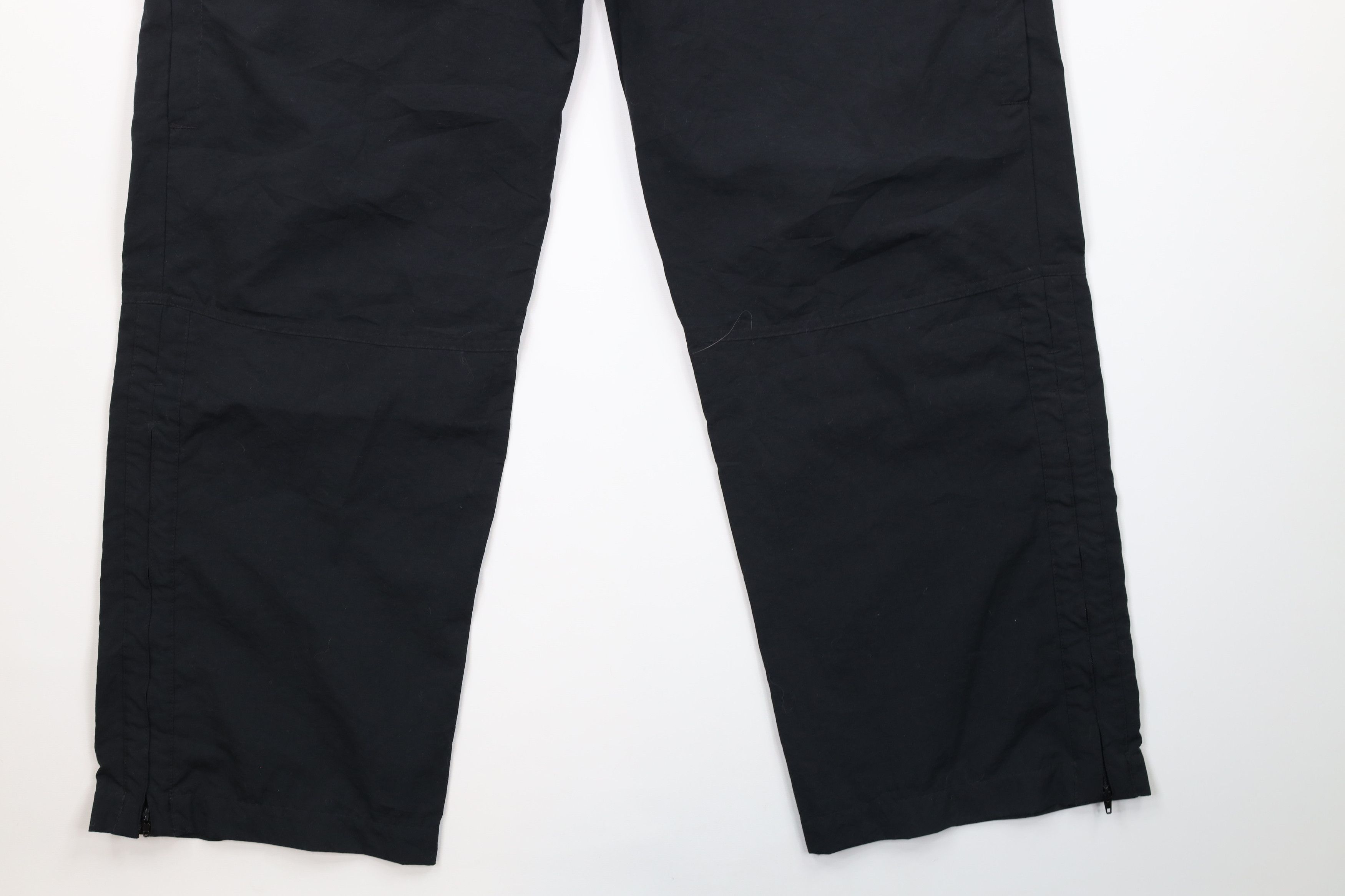 Nike × Vintage Vintage Nike Travis Scott Mini Swoosh Wide Leg Pants Black Size US 36 / EU 52 - 4 Thumbnail