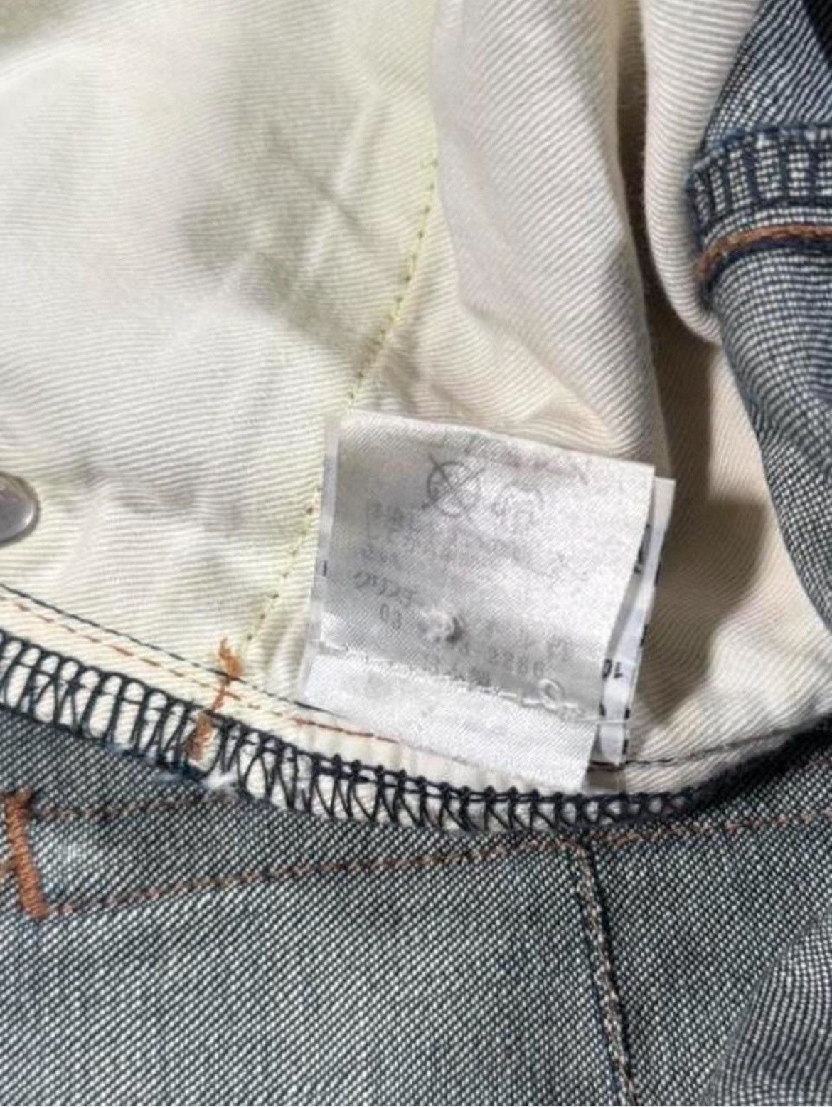 Dior AW07 "Navigate" Dior Homme Waxed Raw Indigo Denim Size US 28 / EU 44 - 8 Thumbnail