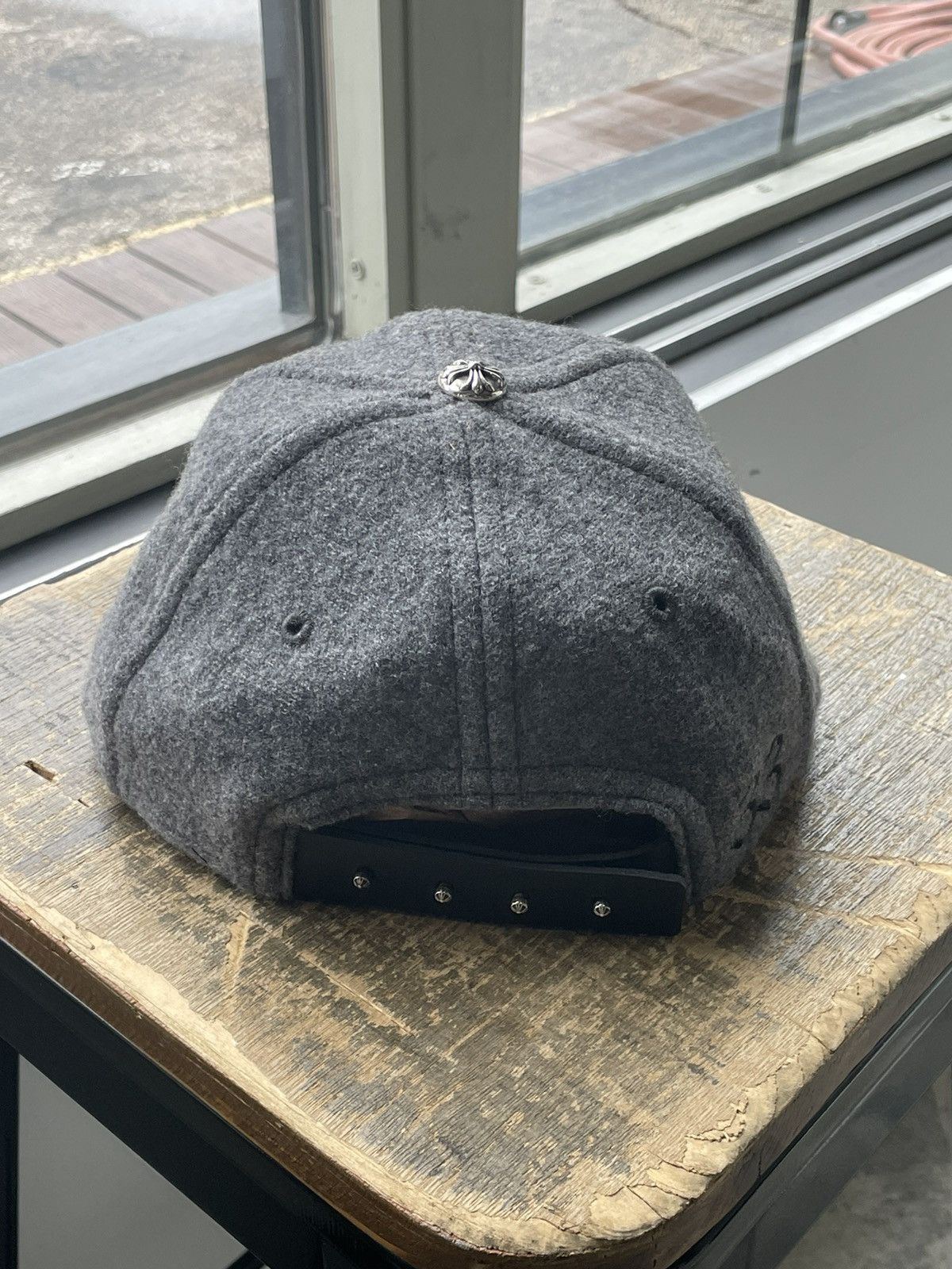 Chrome Hearts Chrome Hearts CH Wool Hat Grey Size ONE SIZE - 3 Thumbnail