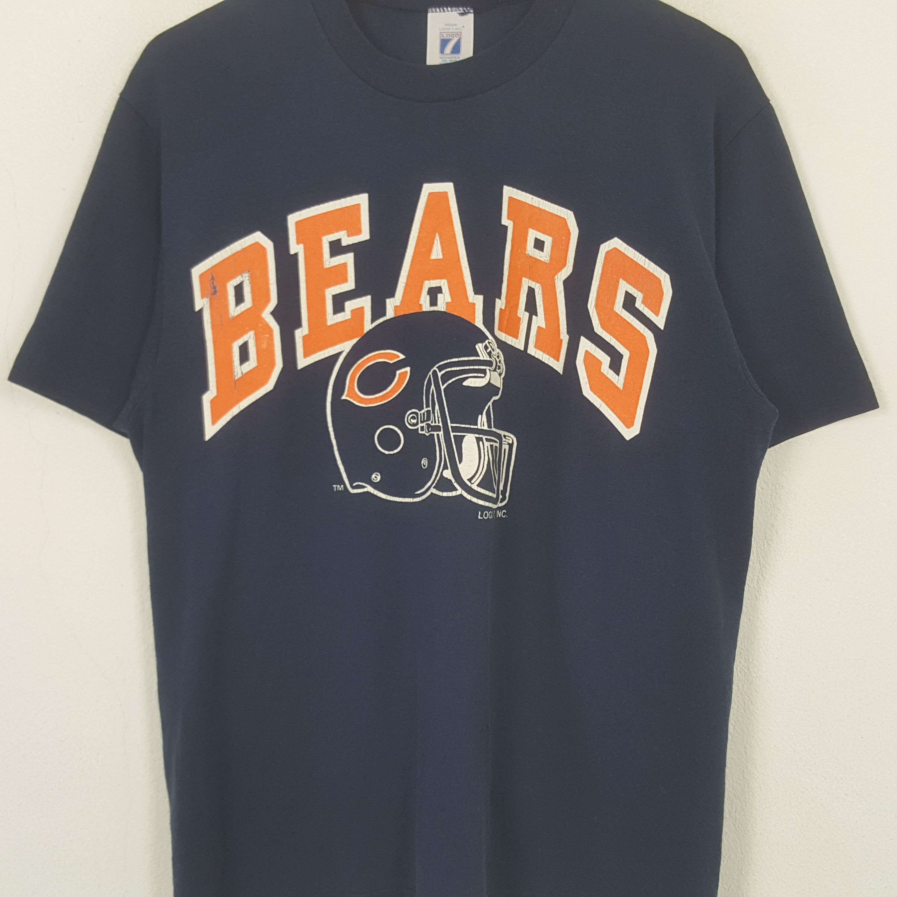 Logo 7 Vintage Logo 7 Bears Football Team Tshirt C294N56 Size US L / EU 52-54 / 3 - 2 Thumbnail