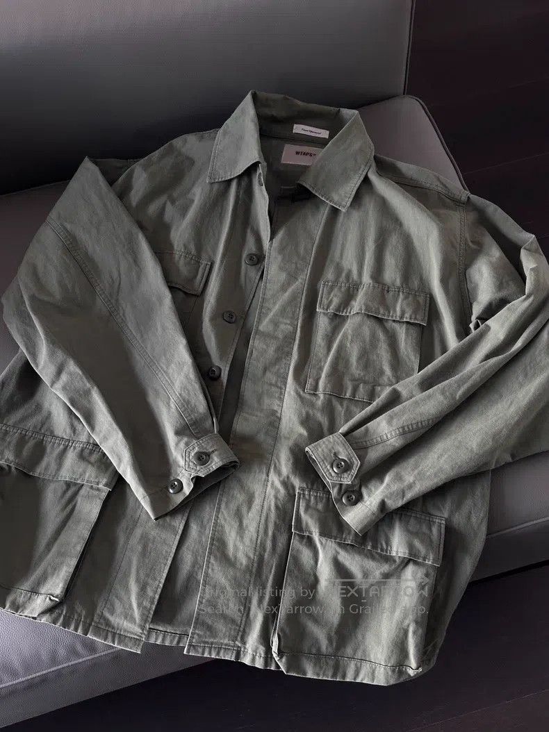 Wtaps Wtaps Military Green Four-Pocket Jacket Size US XL / EU 56 / 4 - 1 Thumbnail