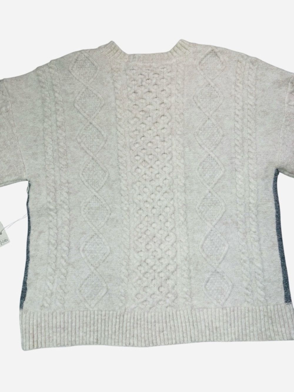 Joie NWT New Joie Wool Blend Cable Knit Colorblock Crewneck Swea Size S / US 4 / IT 40 - 5 Thumbnail