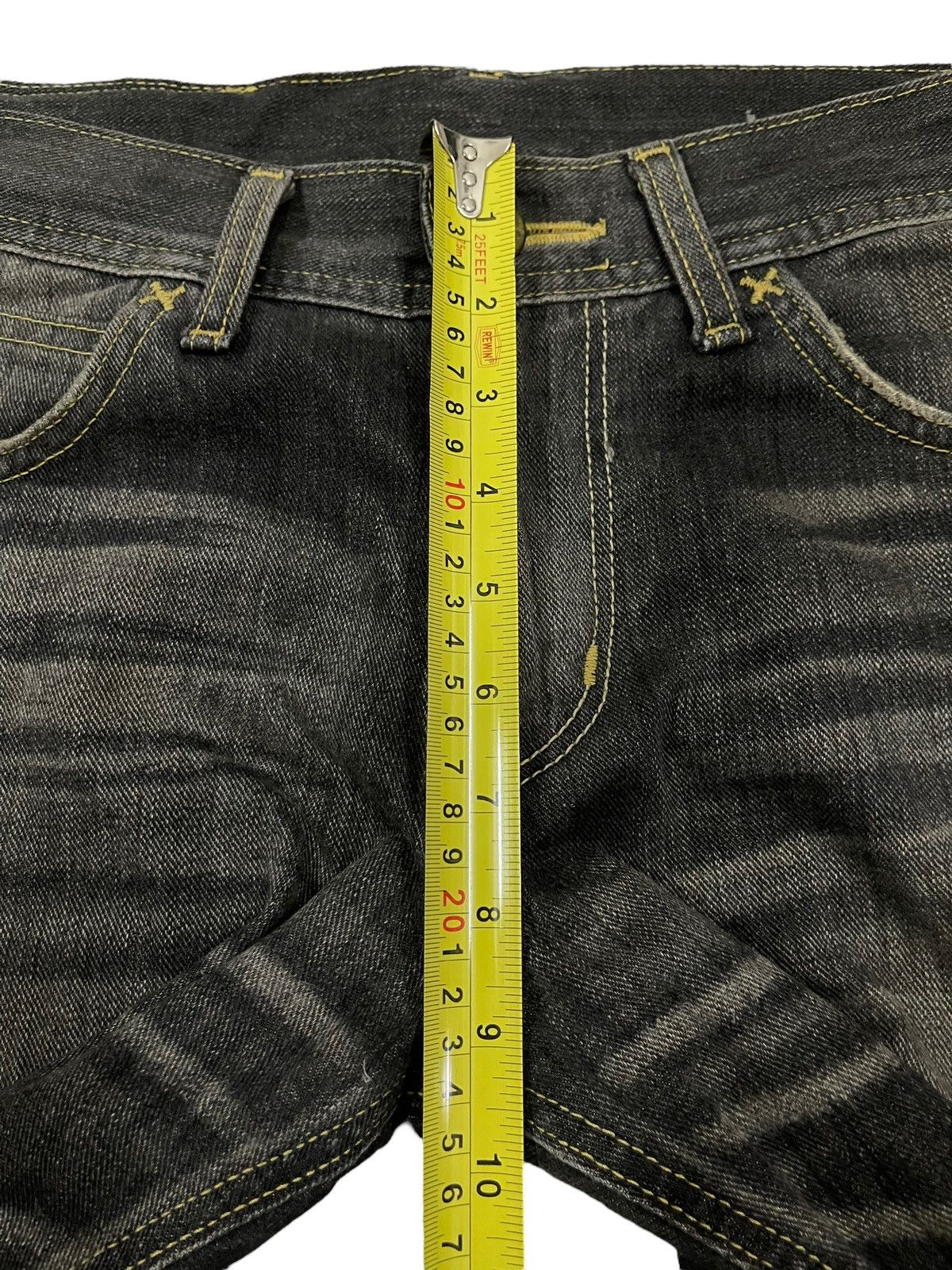 Lee Vintage Lee Cowboy Buckle Faded Wash Style Jeans Size US 31 - 14 Thumbnail
