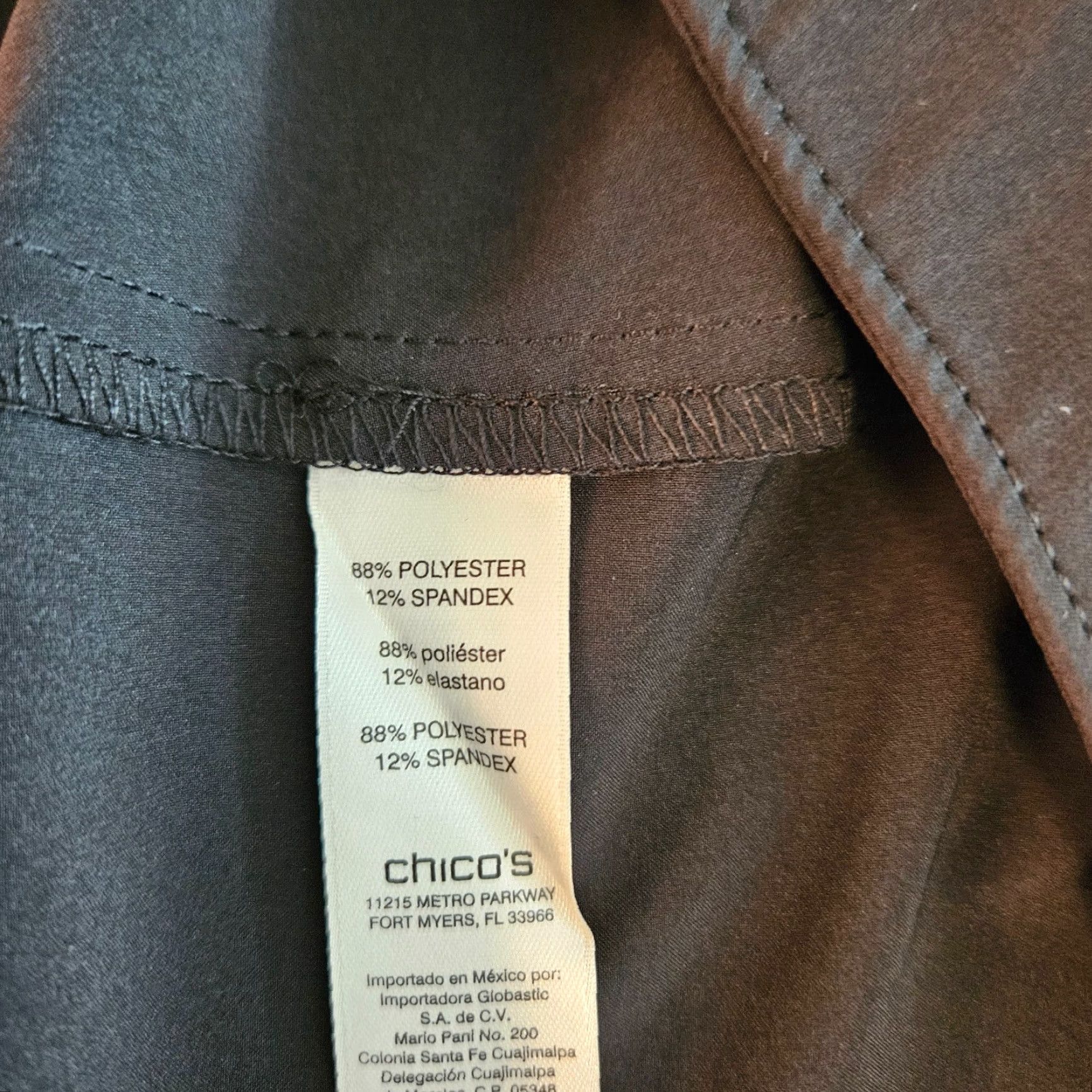 Vintage Chico's Weekends Women Bermuda Shorts M Solid Black Mid Rise Size 32" / US 10 / IT 46 - 3 Thumbnail