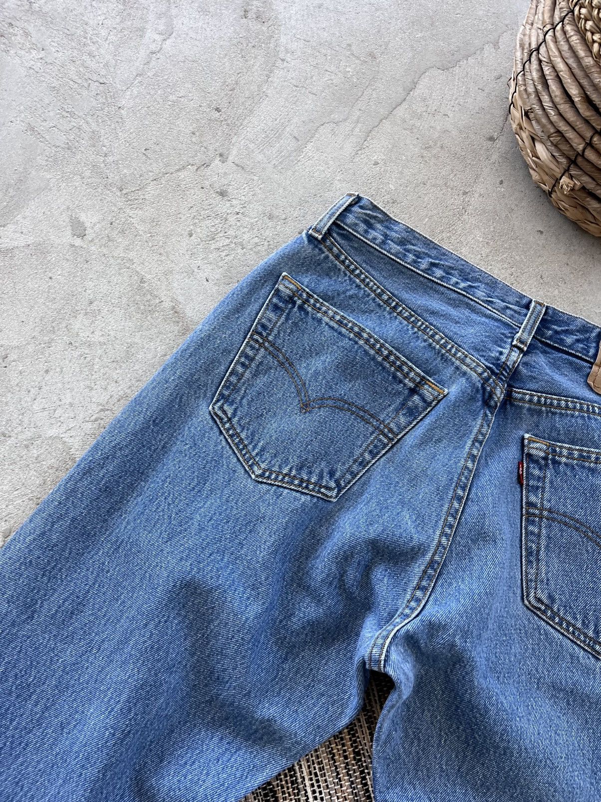 Levi's Vintage Levis 501 Denim Jeans 32x30 Straight Fit Workwear Size US 32 / EU 48 - 14 Thumbnail