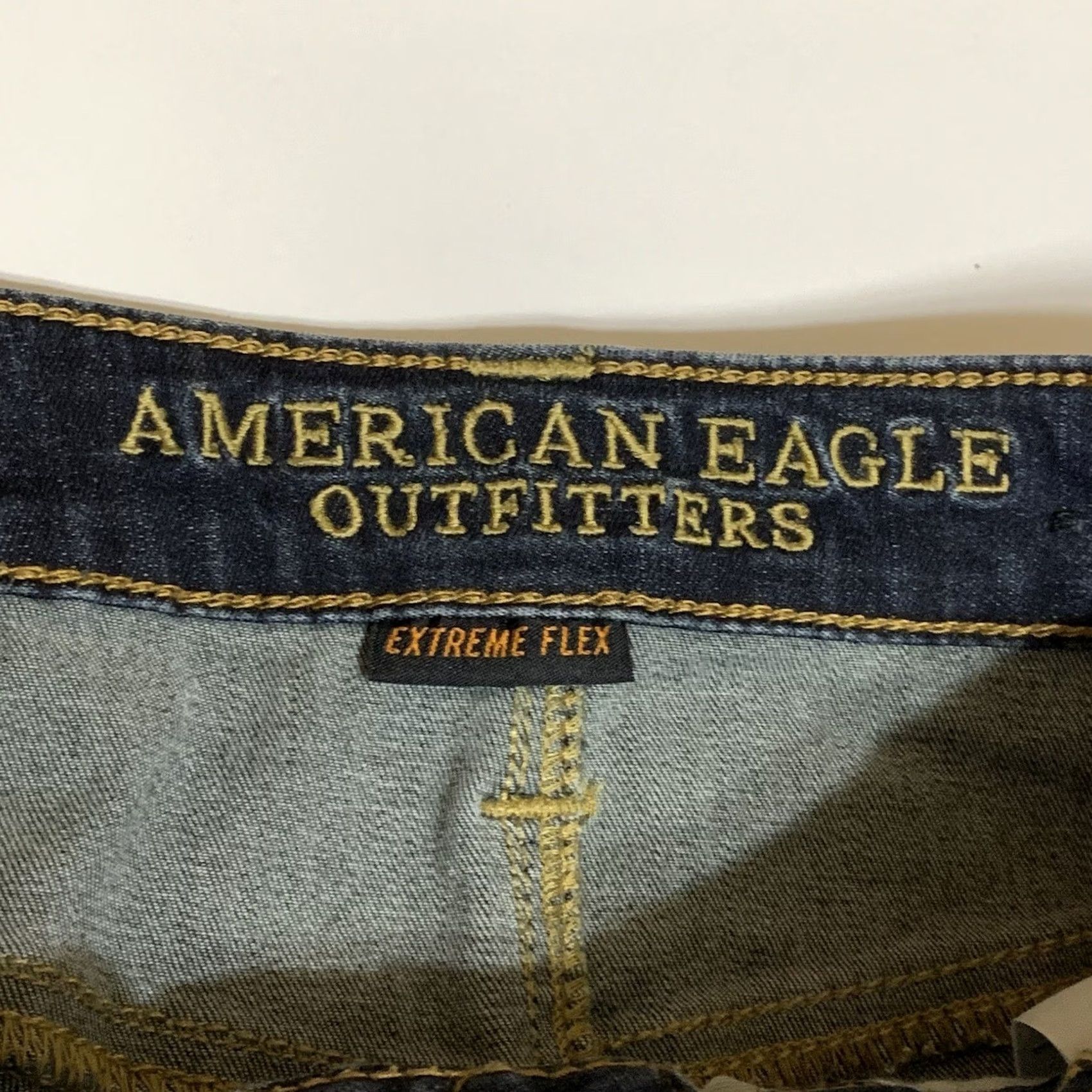 American Eagle Outfitters American Eagle Men Jeans 26x27 Slim Straight Leg Extreme Flex Blue Denim Fit Slim Pockets Regular Size 26 27 Inseam 27 US Medium Wash Denim Size US 26 / EU 42 - 6 Thumbnail