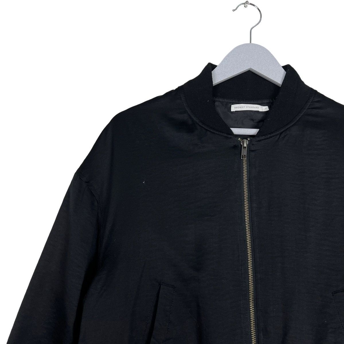 Japanese Brand 🔥 BROWNY CROPPED BOMBER JACKET Size US M / EU 48-50 / 2 - 7 Thumbnail