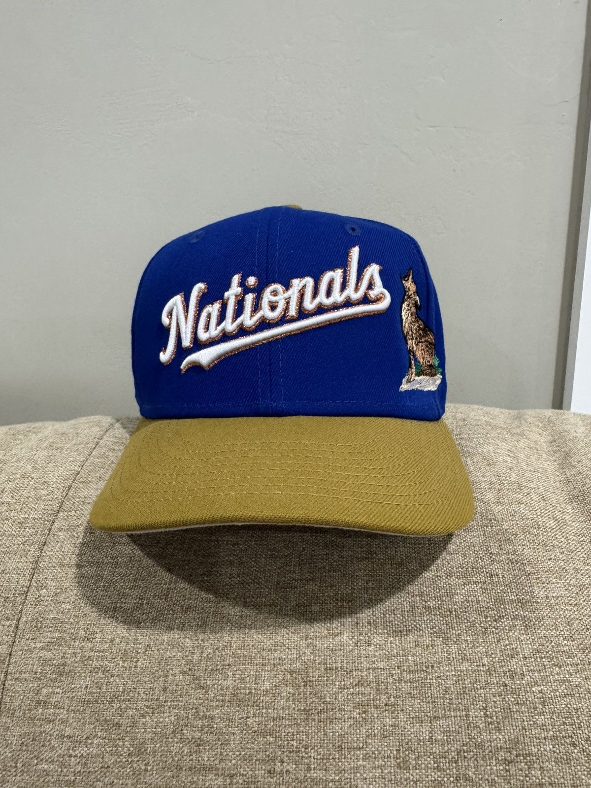 New Era EWDIL - Lord Fubu Nationals fitted 7 1/8 Blue/Gold Size ONE SIZE - 5 Thumbnail