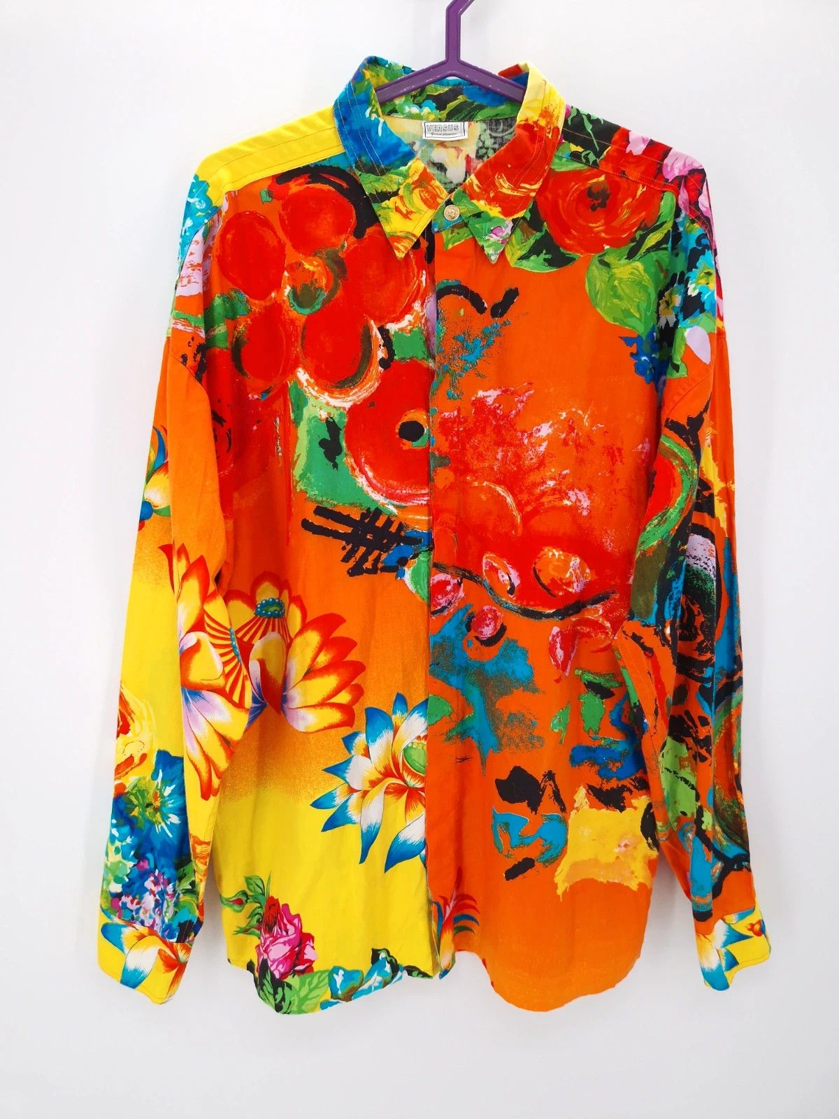 Versace Vintage Versace Shirt Size US L / EU 52-54 / 3 - 1 Thumbnail