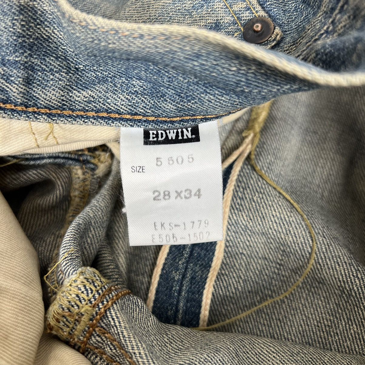 Edwin 90s Vintage Edwin Distressed Selvedge Jeans Size US 28 / EU 44 - 9 Thumbnail