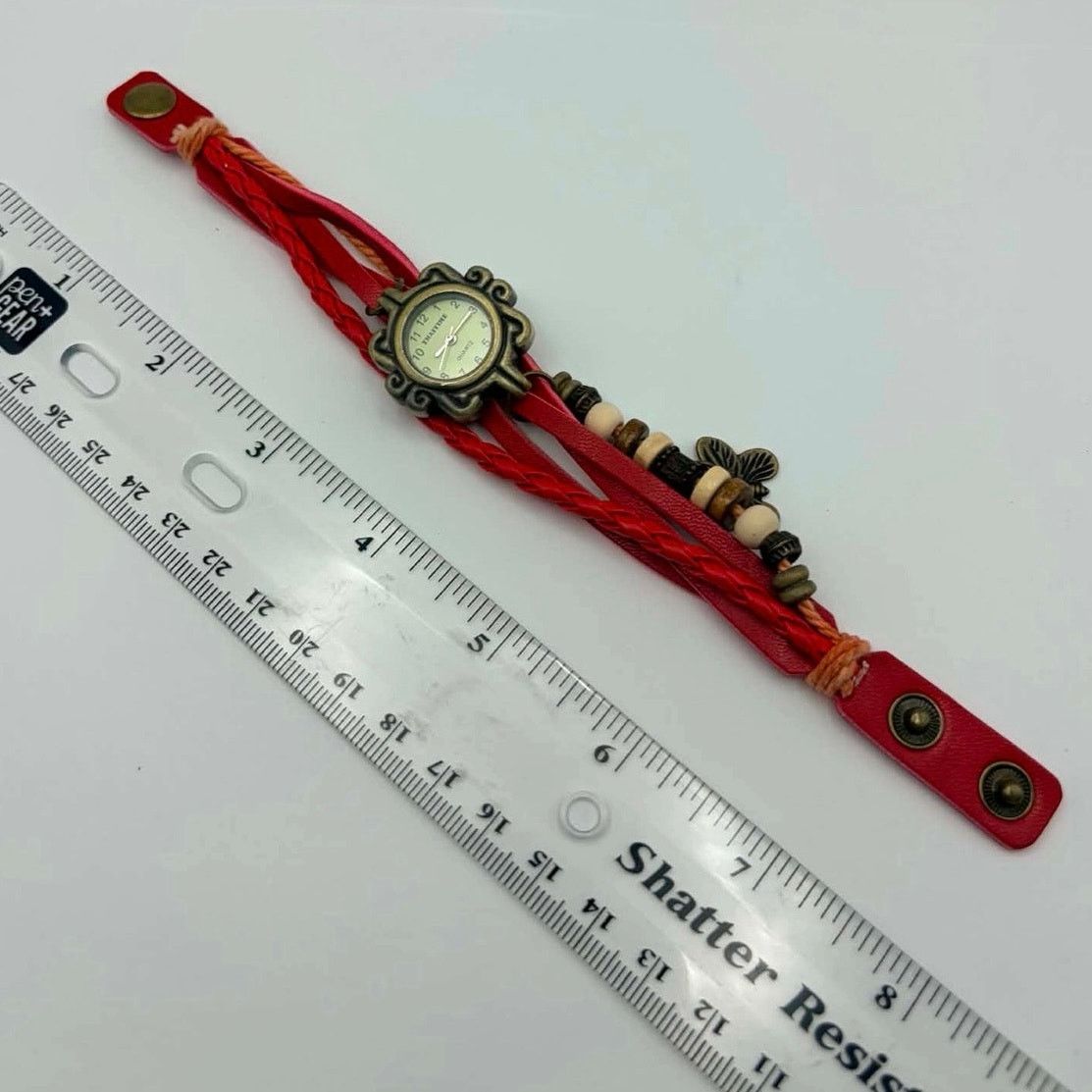 Other Gold & Red Butterfly Thaitime Watch Size ONE SIZE - 4 Thumbnail