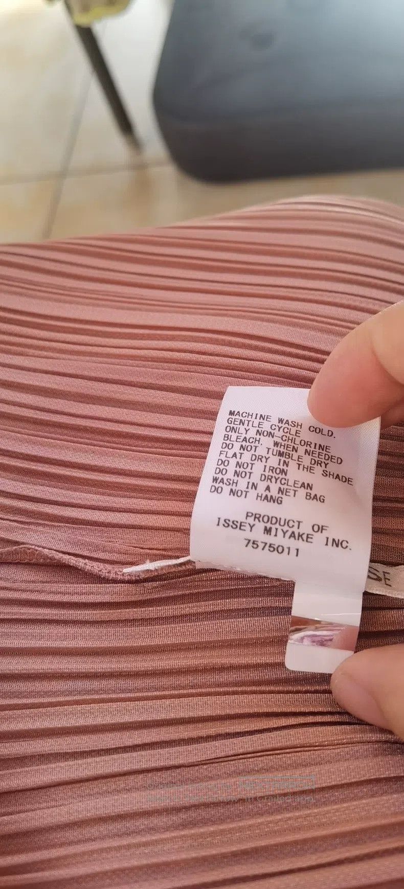 Issey Miyake Issey Miyake Pink Short Sleeve Size L / US 10 / IT 46 - 4 Thumbnail