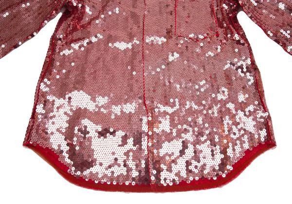 Comme des Garcons Comme Des Garcons Red Retro Sequin Top Size S / US 4 / IT 40 - 8 Thumbnail