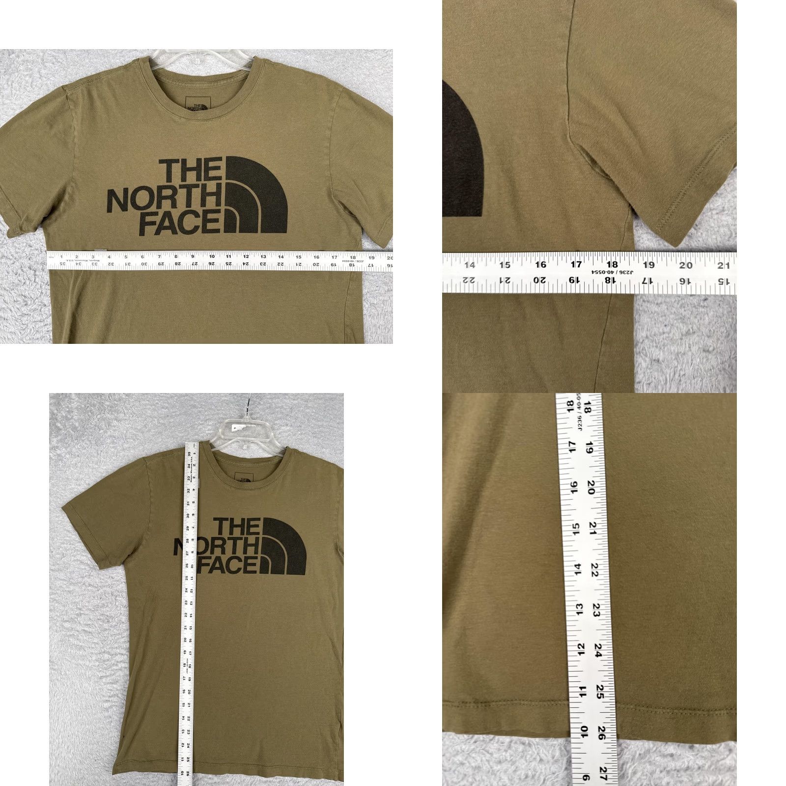 The North Face The North Face Shirt Mens Small Green Crew Neck Short Sleeve Logo Cotton Tagless Size US S / EU 44-46 / 1 - 8 Thumbnail