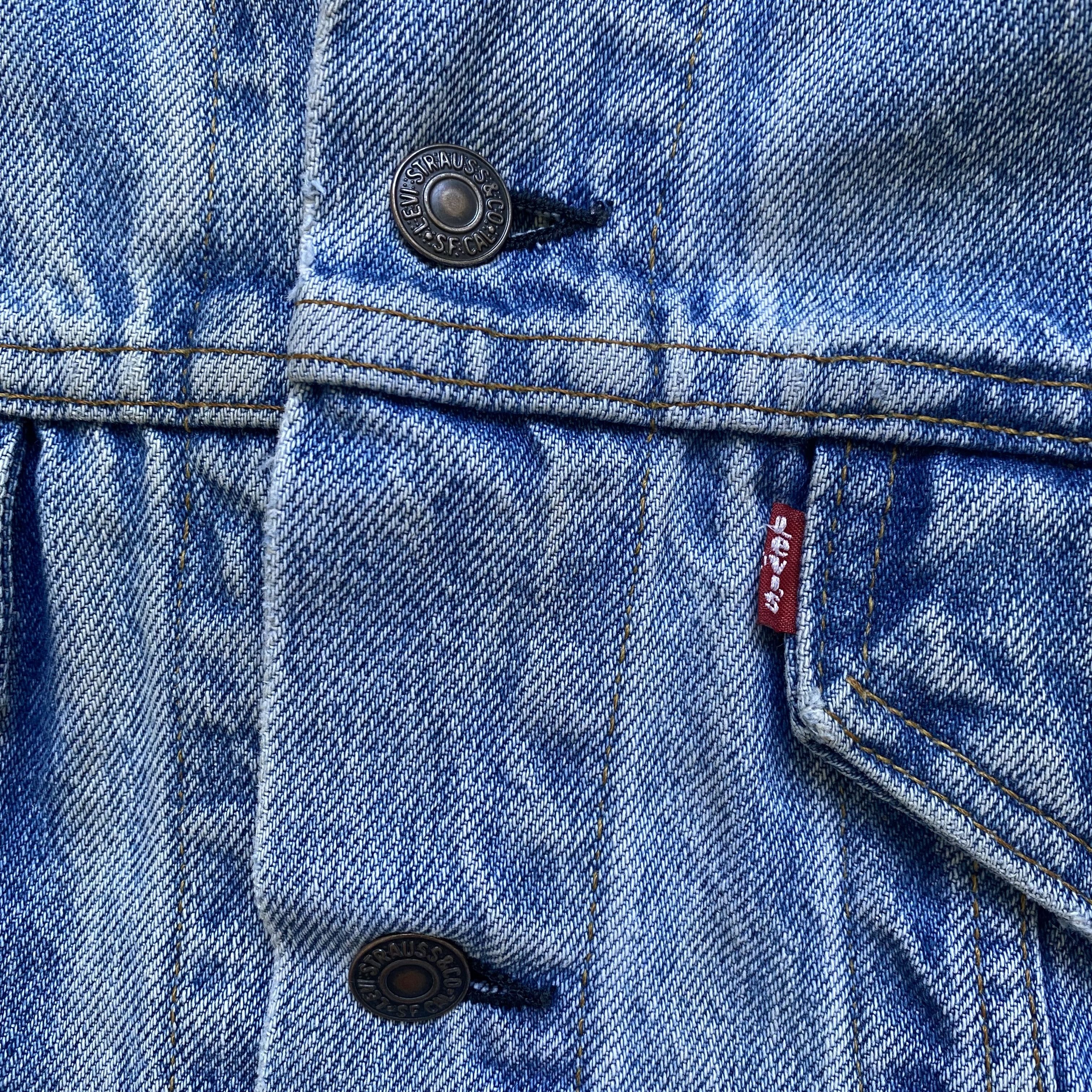 Levi's Vintage Clothing Vintage 80-90s Faded Levis denim jacket Made in USA Size US M / EU 48-50 / 2 - 8 Thumbnail