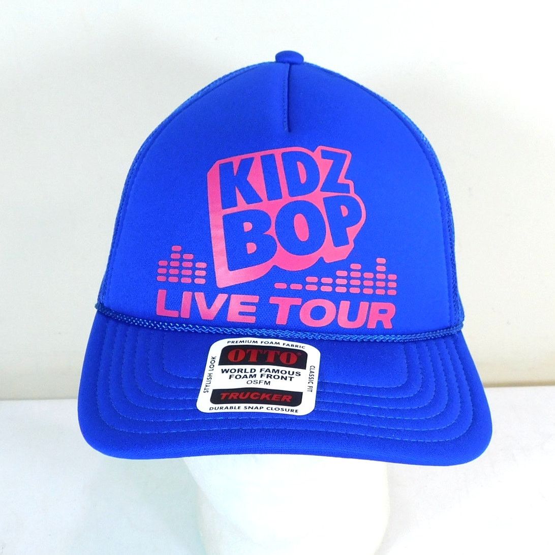 Otto Kidz Bop Live Tour Trucker Hat Adjustable Blue Red Adult Sz Size ONE SIZE - 1 Thumbnail