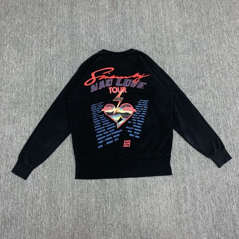 Givenchy Givenchy Black lightning letter long-sleeve sweater XS siz Size US XS / EU 42 / 0 - 2 Thumbnail