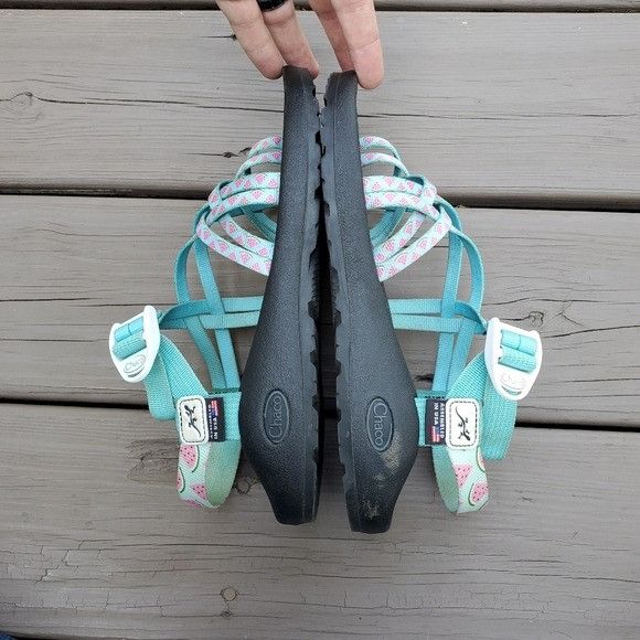 Chaco ZX/2 Cloud Teal Pink Watermelon Summer Classic Sandals
