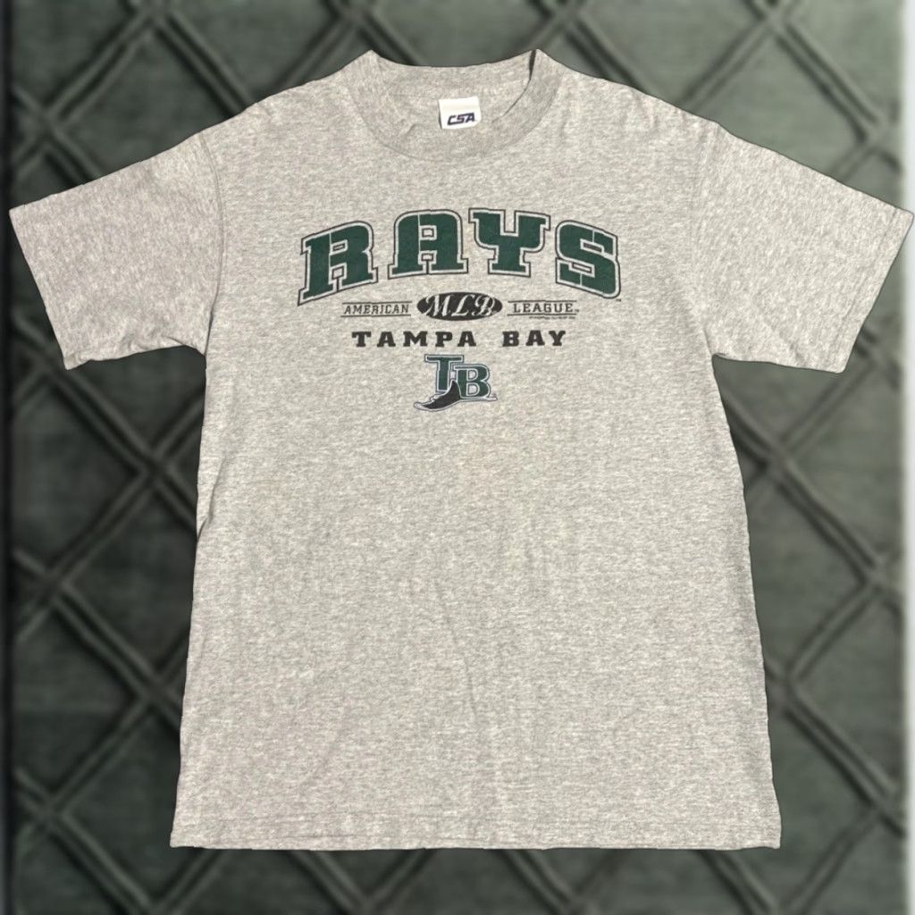 MLB VINTAGE Tampa Bay Devil Rays MLB Gray T-Shirt L Mens 2006 Y2K Baseball Large Size US L / EU 52-54 / 3 - 1 Thumbnail