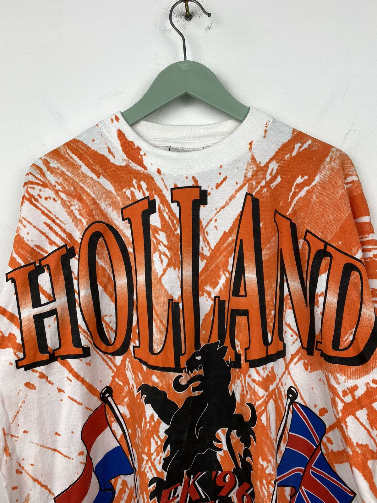 Vintage Vintage Holland Wembley 1996 Soccer Jersey England Y2K Size US XL / EU 56 / 4 - 3 Thumbnail