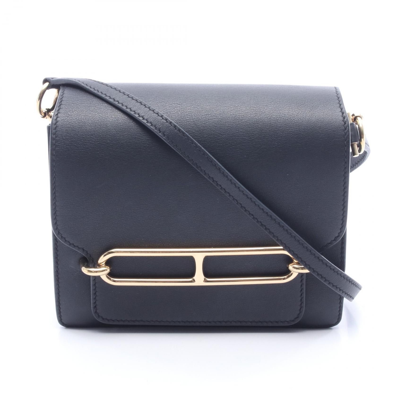 Hermes Hermes Hermes Roulis Mini Swift Calfskin Shoulder Bag Leather Shoulder Bag Stamp Y (2020) DUTY FREE for USA Size ONE SIZE - 1 Thumbnail
