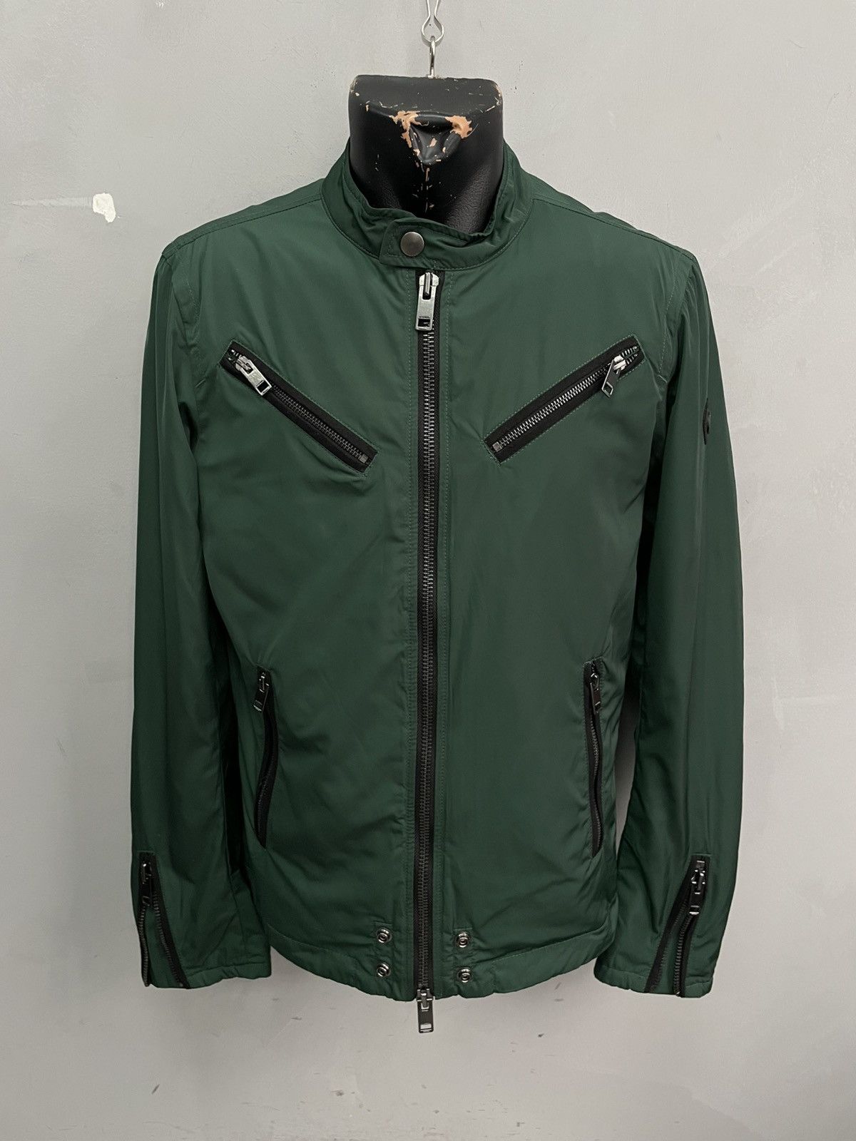 Diesel Diesel Edgea Zip Up Jacket Biker y2k Nylon Size US M / EU 48-50 / 2 - 1 Thumbnail