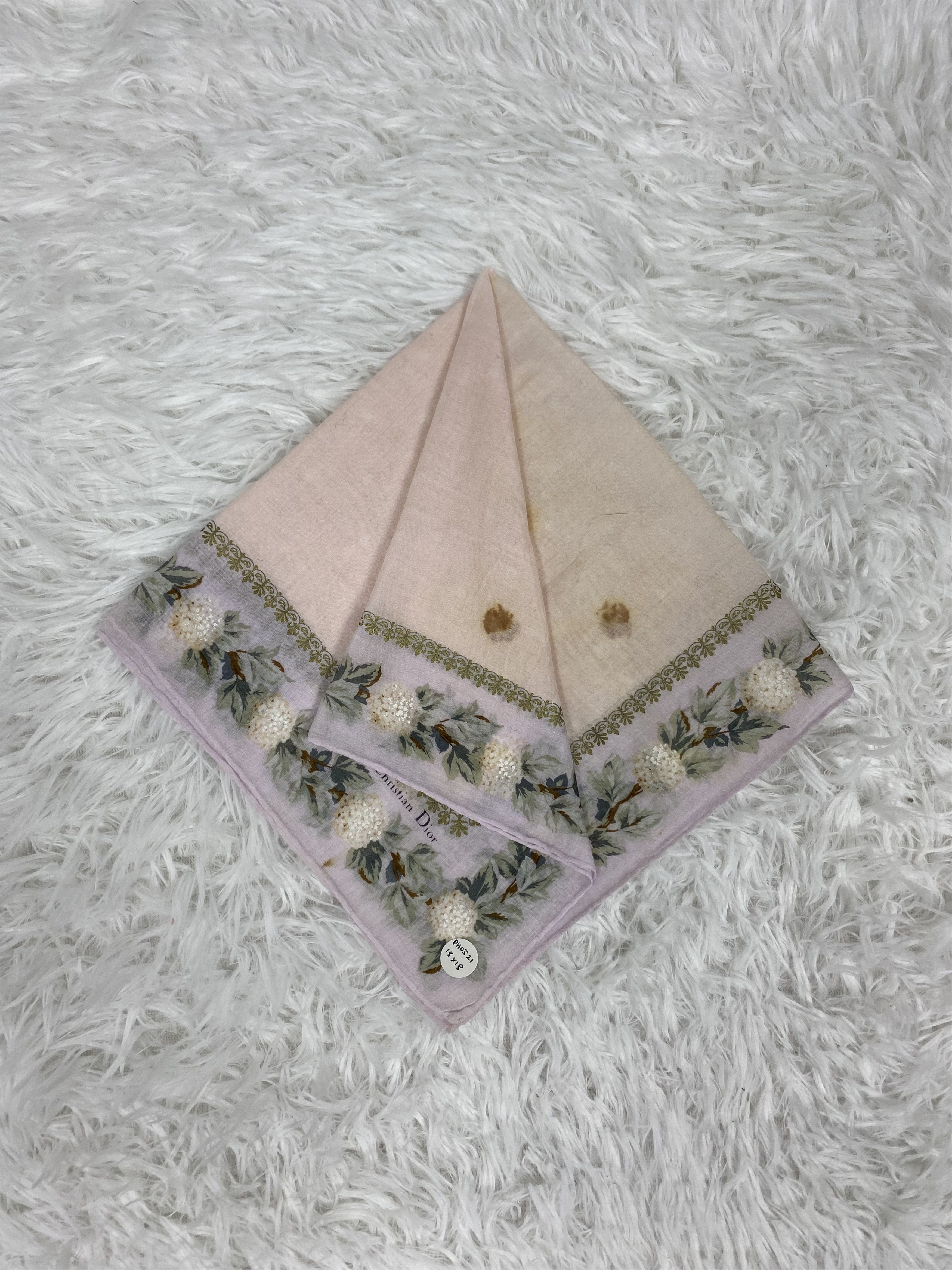 Vintage Vintage Christian Dior Handkerchief Neckerchief PH0521 Size ONE SIZE - 1 Thumbnail