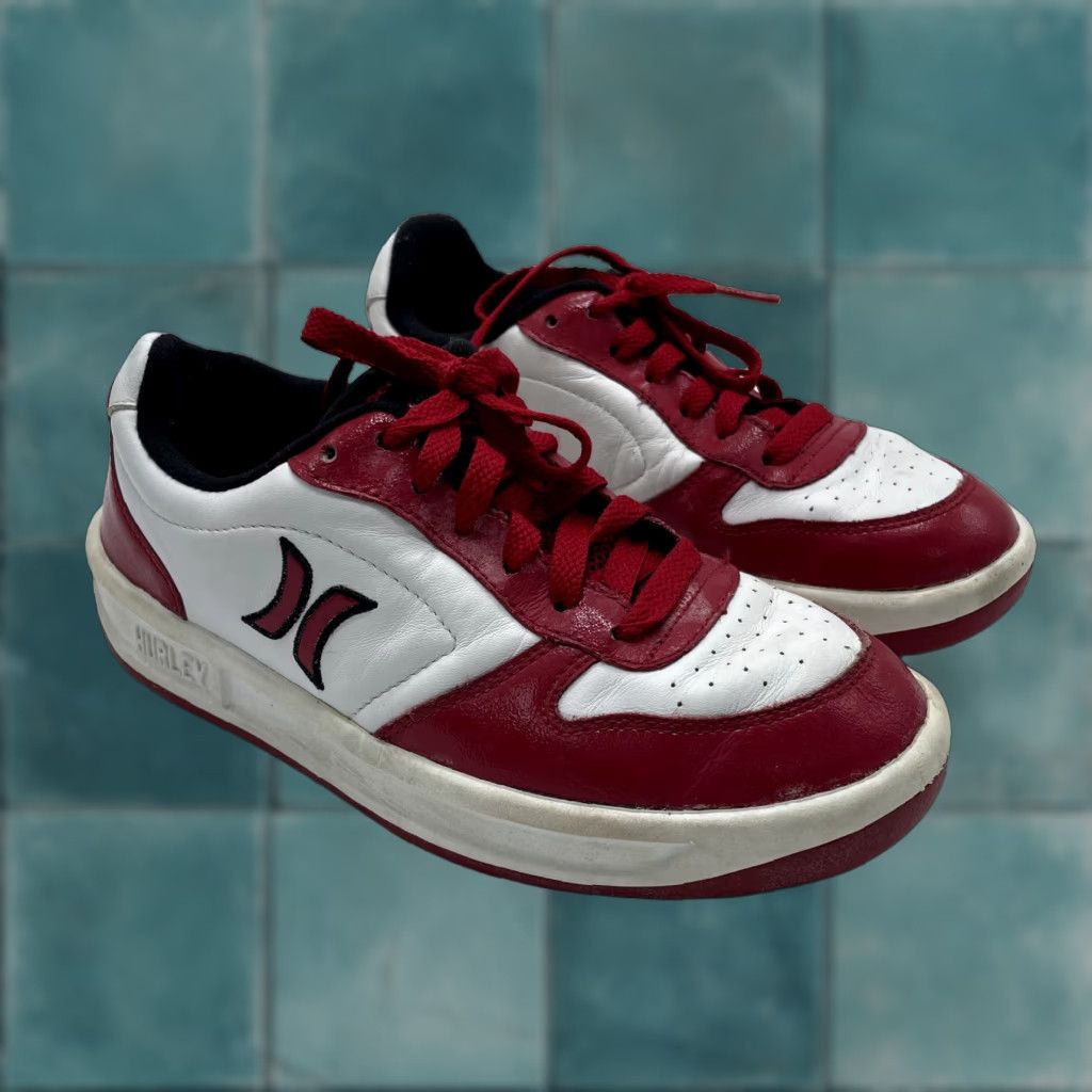 Hurley VINTAGE Hurley Sneakers Womens 6 Low Top Skater Grunge Emo Punk Red Shoes Size M / US 6-8 / IT 42-44 - 1 Thumbnail