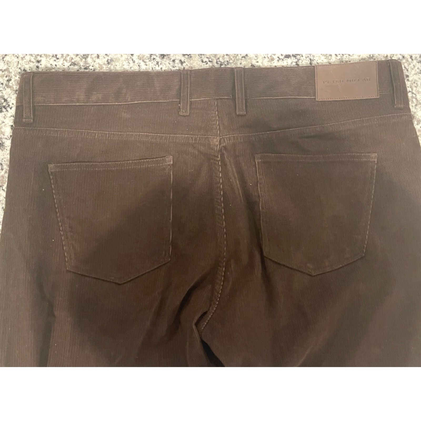 Peter Millar Peter Millar Pants Khaki Chinos Mens Regular 40 x 30.5 Brown Corduroy Classic Fit Flat Front Zip Inseam 30.5 Mens Size US 40 / EU 56 - 3 Thumbnail