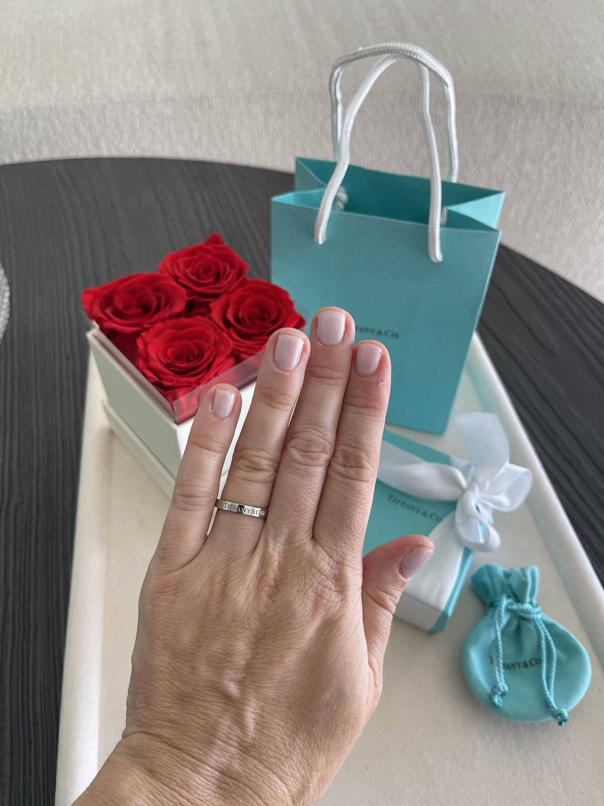 Tiffany & Co. Tiffany & Co. Band Ring in Platinum Diamond 5.5 NEW $2,400 Size ONE SIZE - 2 Thumbnail