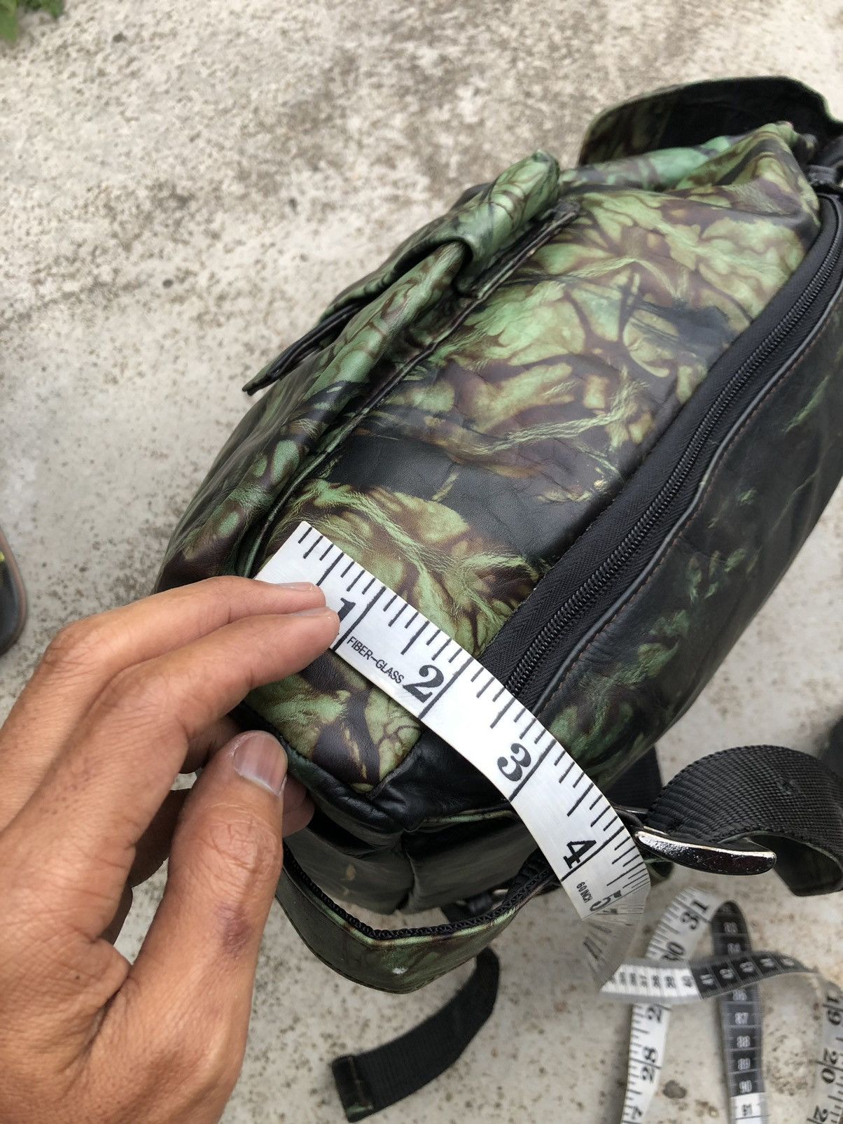 Jean Paul Gaultier VINTAGE JEAN PAUL GAULTIER CAMO STYLE LEATHER BACKPACK Size ONE SIZE - 17 Thumbnail