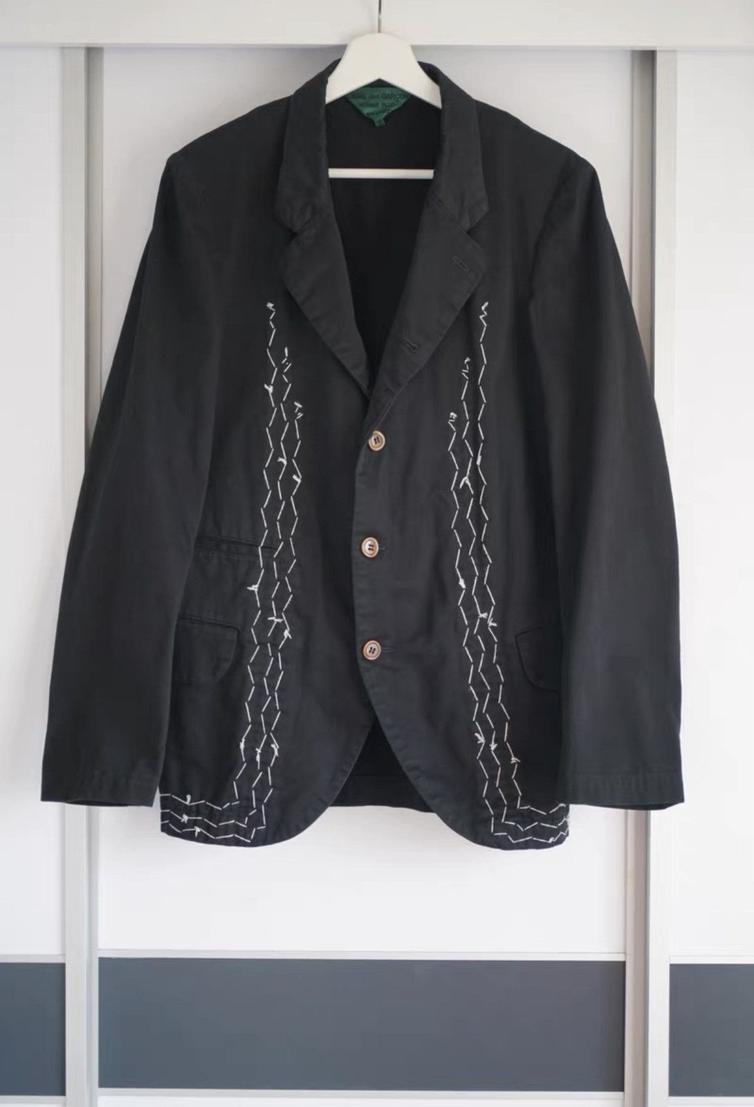 Comme des Garcons Comme des Garcons 07ss Chain Stitch Blazer K4 Size US S / EU 44-46 / 1 - 1 Thumbnail