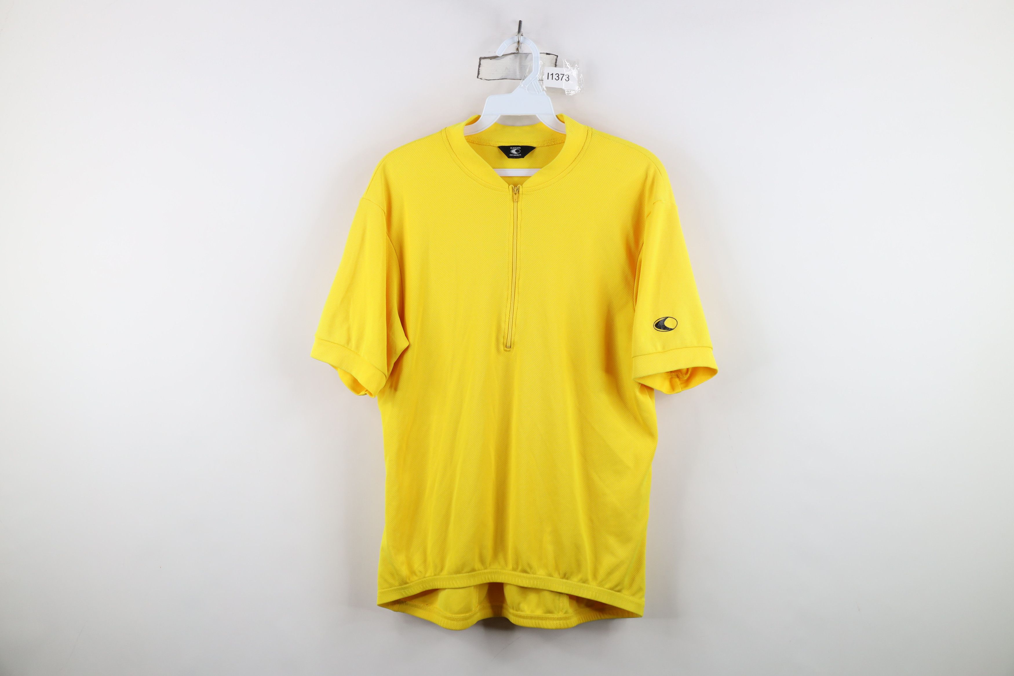 Canari Vintage 90s Canari Half Zip Bicycle Cycling Jersey Yellow Size US L / EU 52-54 / 3 - 1 Thumbnail