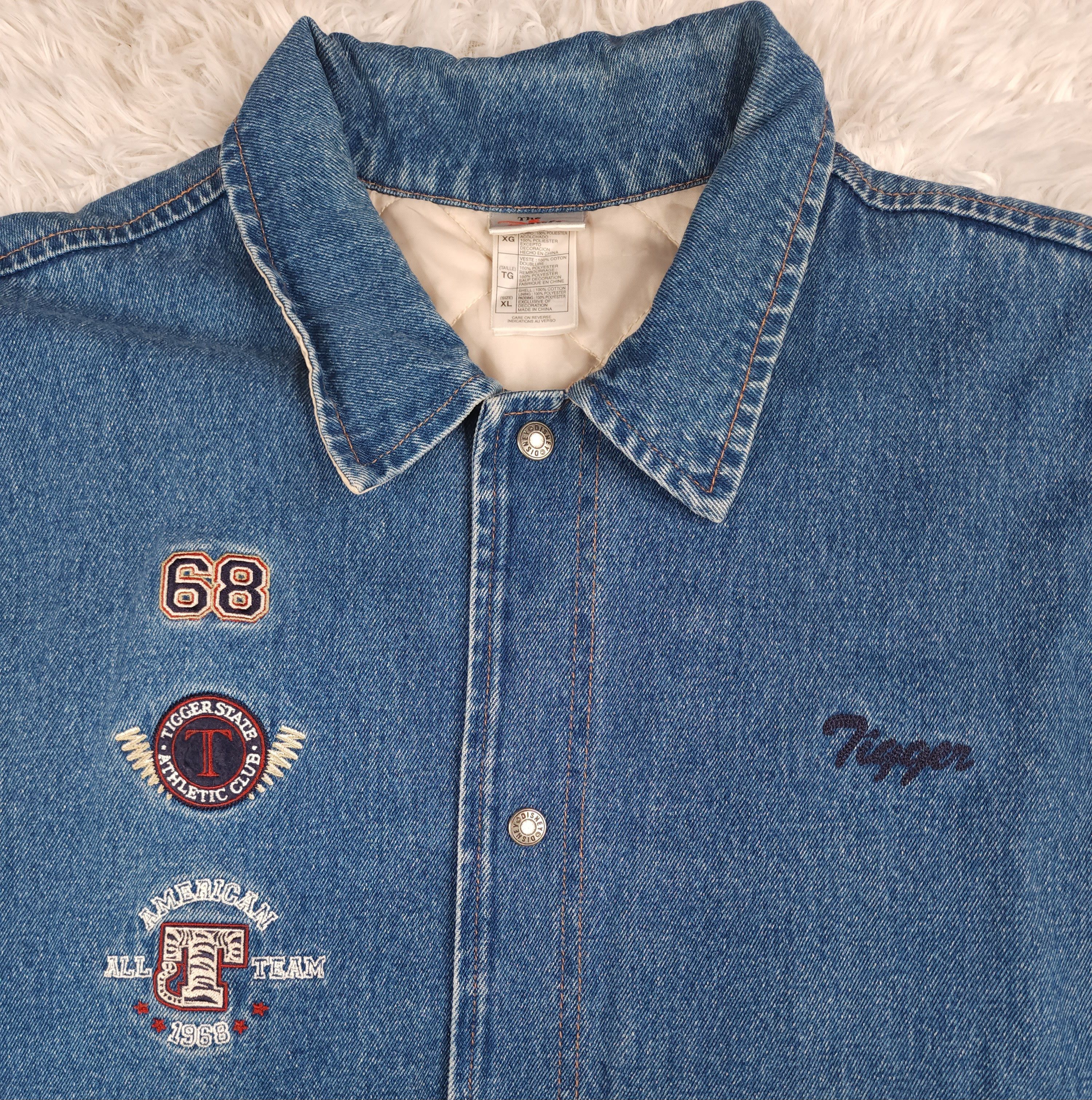 Disney Vintage Disney Tigger denim jacket Size XL Size US XL / EU 56 / 4 - 4 Thumbnail