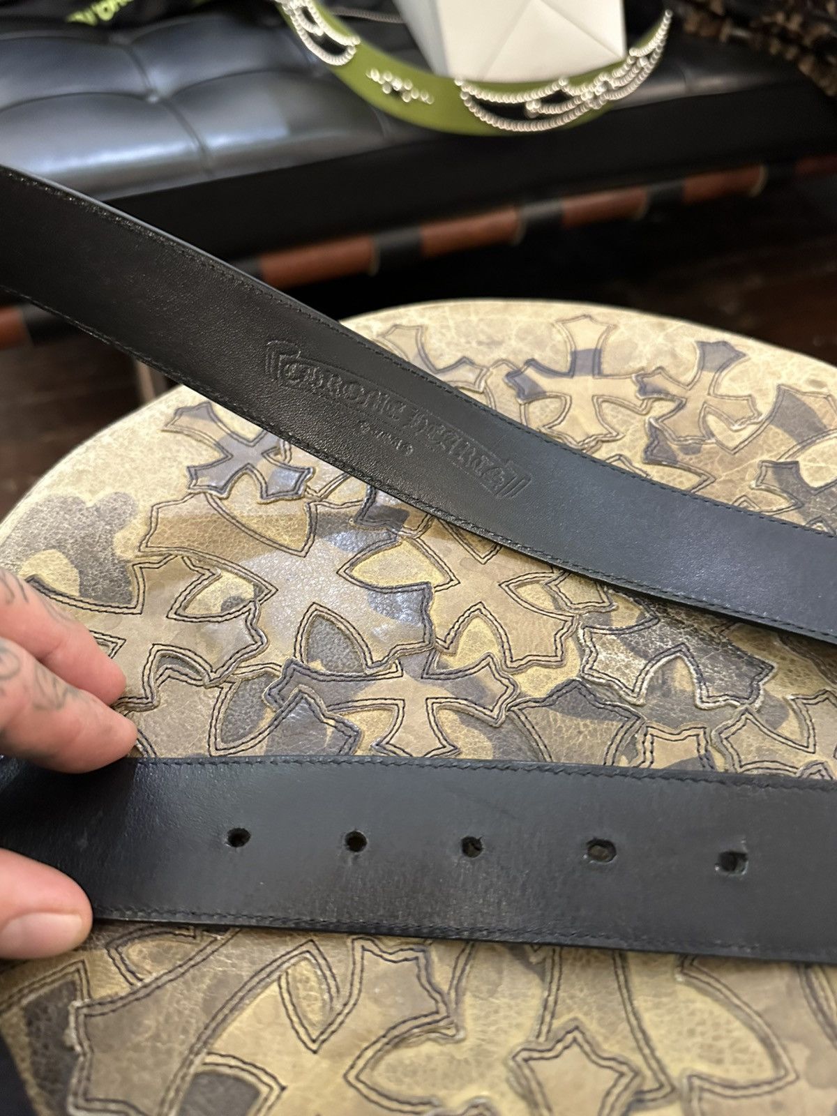 Chrome Hearts Chrome Hearts LEOPARD GUNSLINGER belt 31-33 Size 32 - 9 Thumbnail