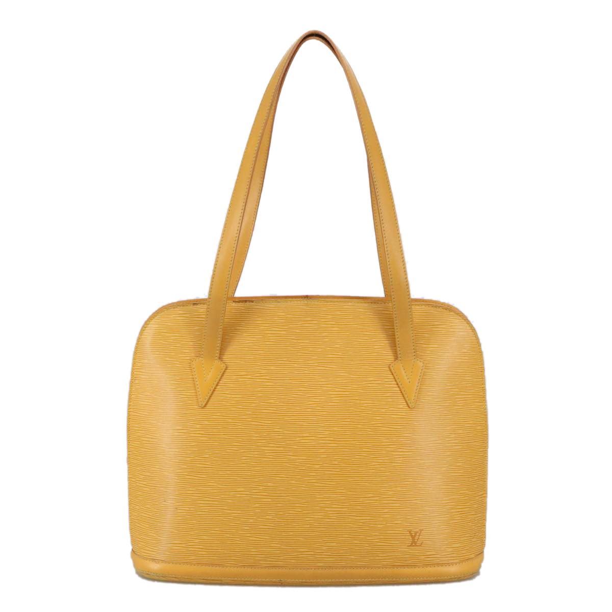 Louis Vuitton Lussac Yellow Leather Shoulder Bag (Pre-Owned) Size ONE SIZE - 1 Thumbnail
