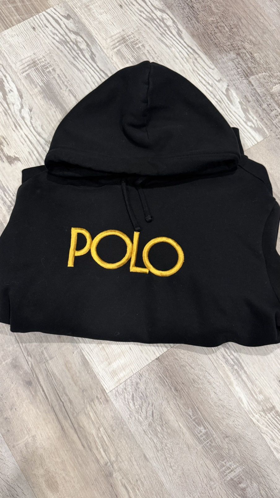 Polo Ralph Lauren Polo RL black and gold Logo hoodie. Size US M / EU 48-50 / 2 - 2 Thumbnail