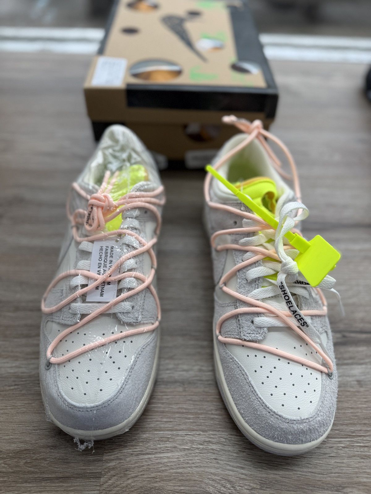 Nike × Off-White Off White Lot 12 Dunks Size US 11.5 / EU 44-45 - 3 Thumbnail